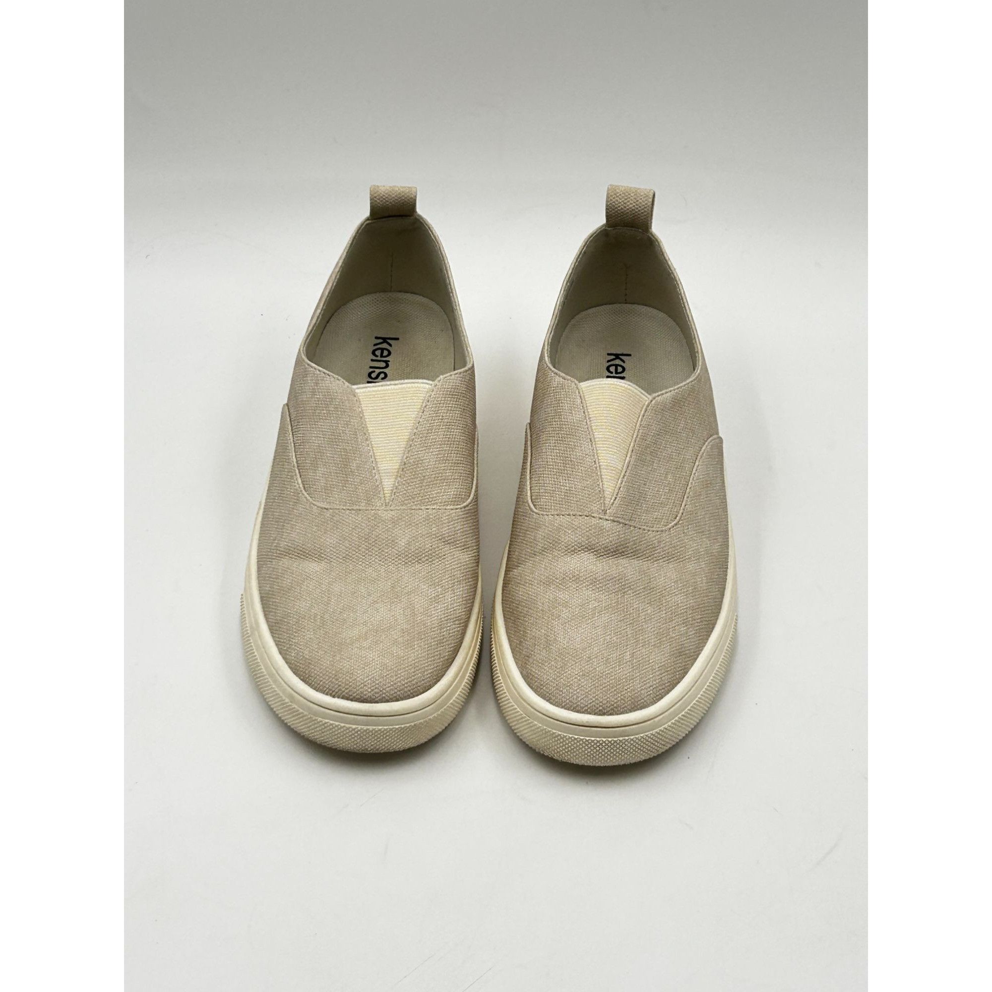 Other Kensie Salia Slip On Sneakers Women US 9 Beige Canvas Casual Size US 9 / IT 39 - 2 Thumbnail