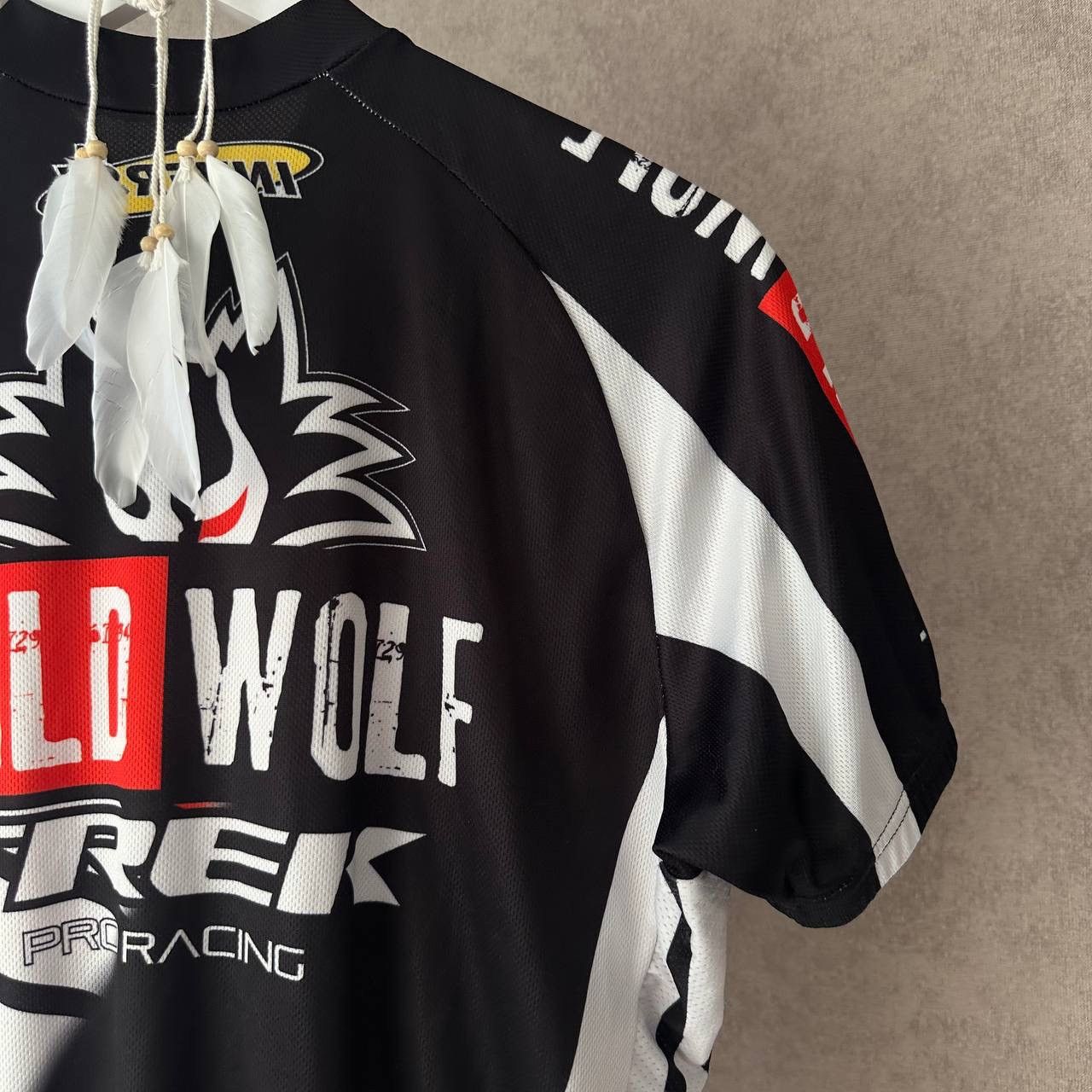Vintage Vintage Wild Wolf Trek Cycling Jersey T-shirts Y2K 00s Size US L / EU 52-54 / 3 - 9 Thumbnail
