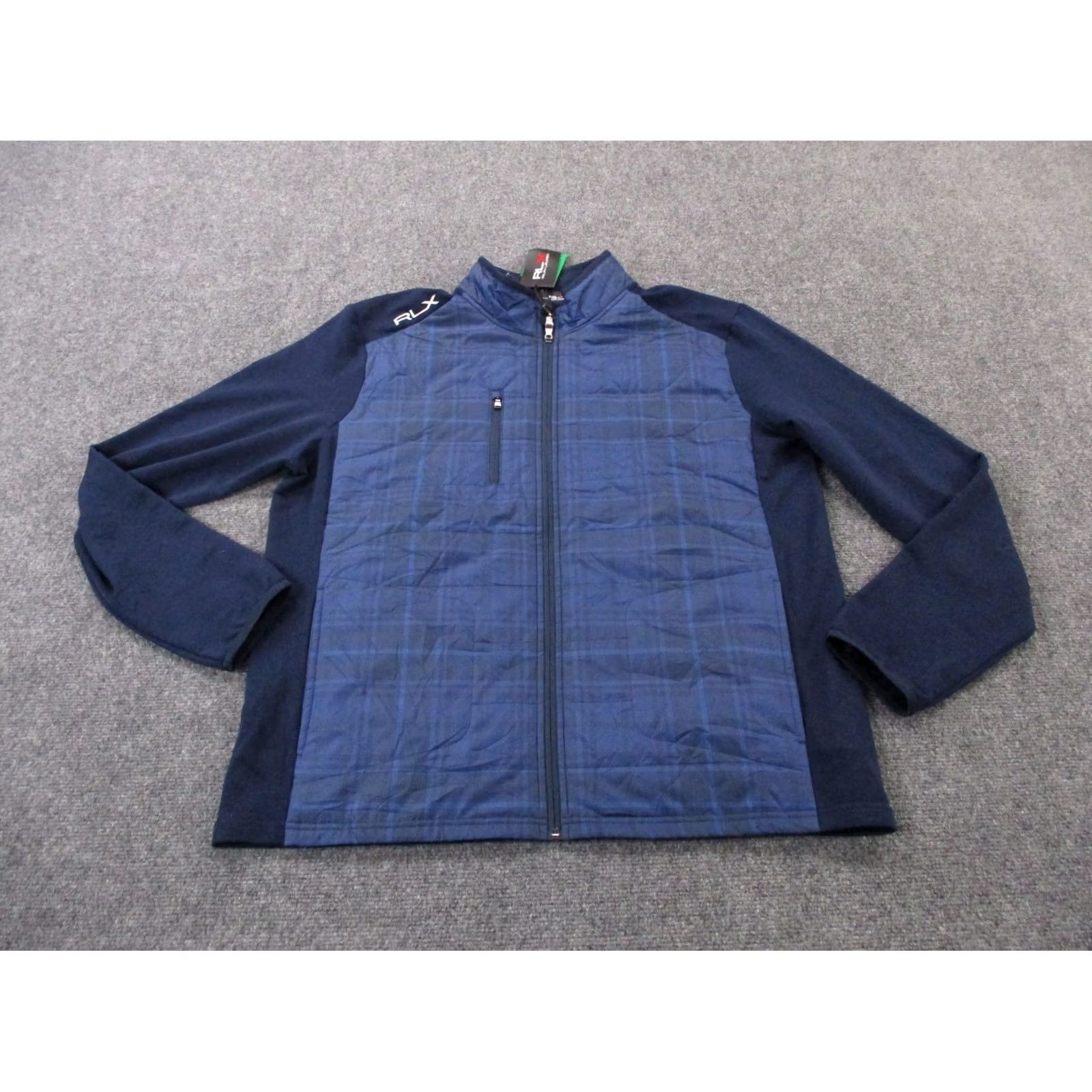 Ralph Lauren Ralph Lauren RLX Jacket Mens XL Windbreaker Insulated Lightweight NEW Blue Polyester Zip Pockets Logo Lined Size US XL / EU 56 / 4 - 2 Thumbnail