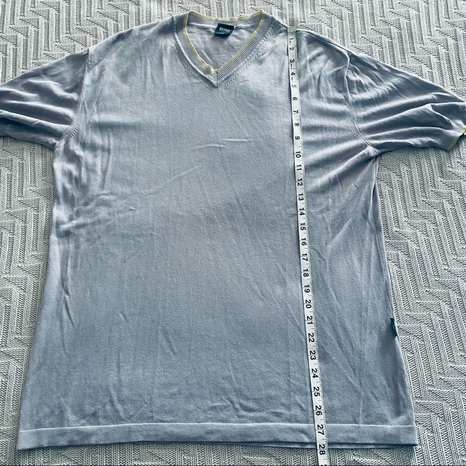 Hugo Boss Hugo Boss V Neck short sleeve golf shirt Size US L / EU 52-54 / 3 - 8 Thumbnail