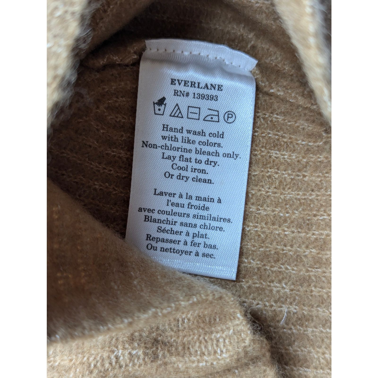 Everlane Everlane Beige Crop Top Tank Wool Blend Size XS Size XS / US 0-2 / IT 36-38 - 4 Thumbnail