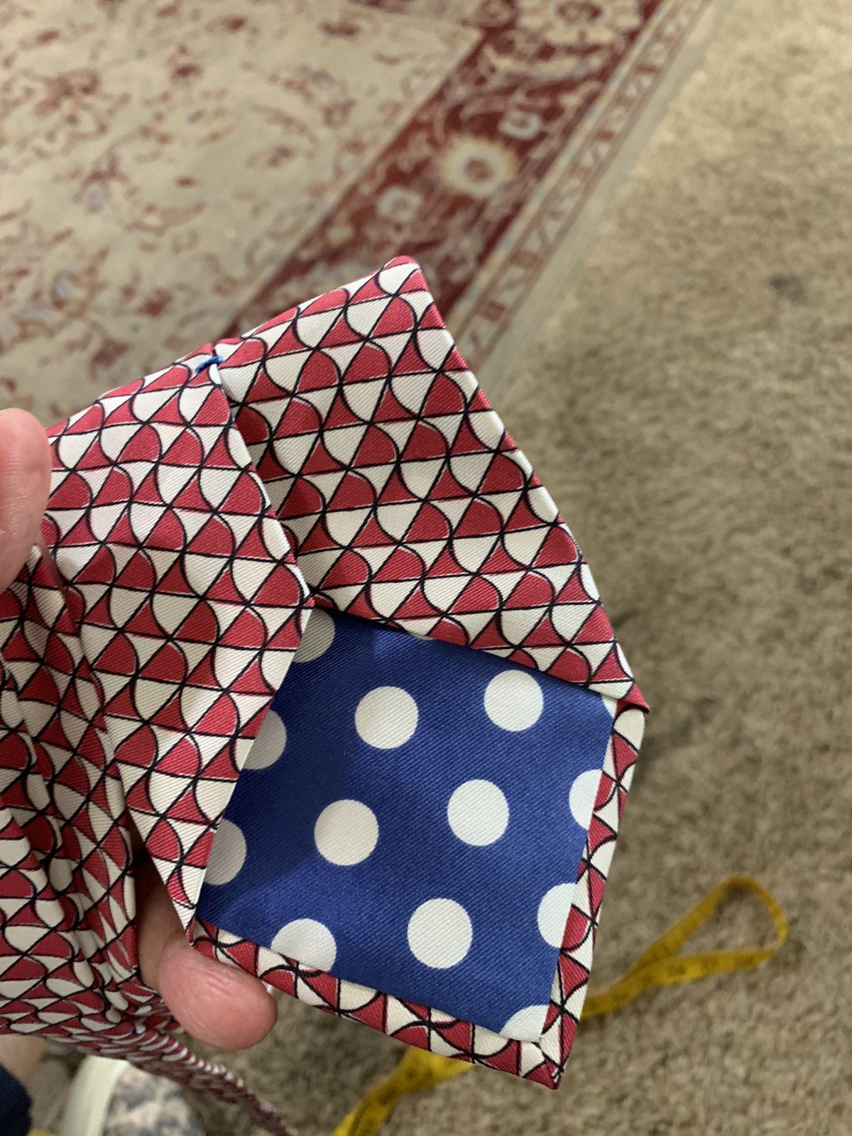 Paul Smith Geo print silk Tie Size ONE SIZE - 8 Thumbnail