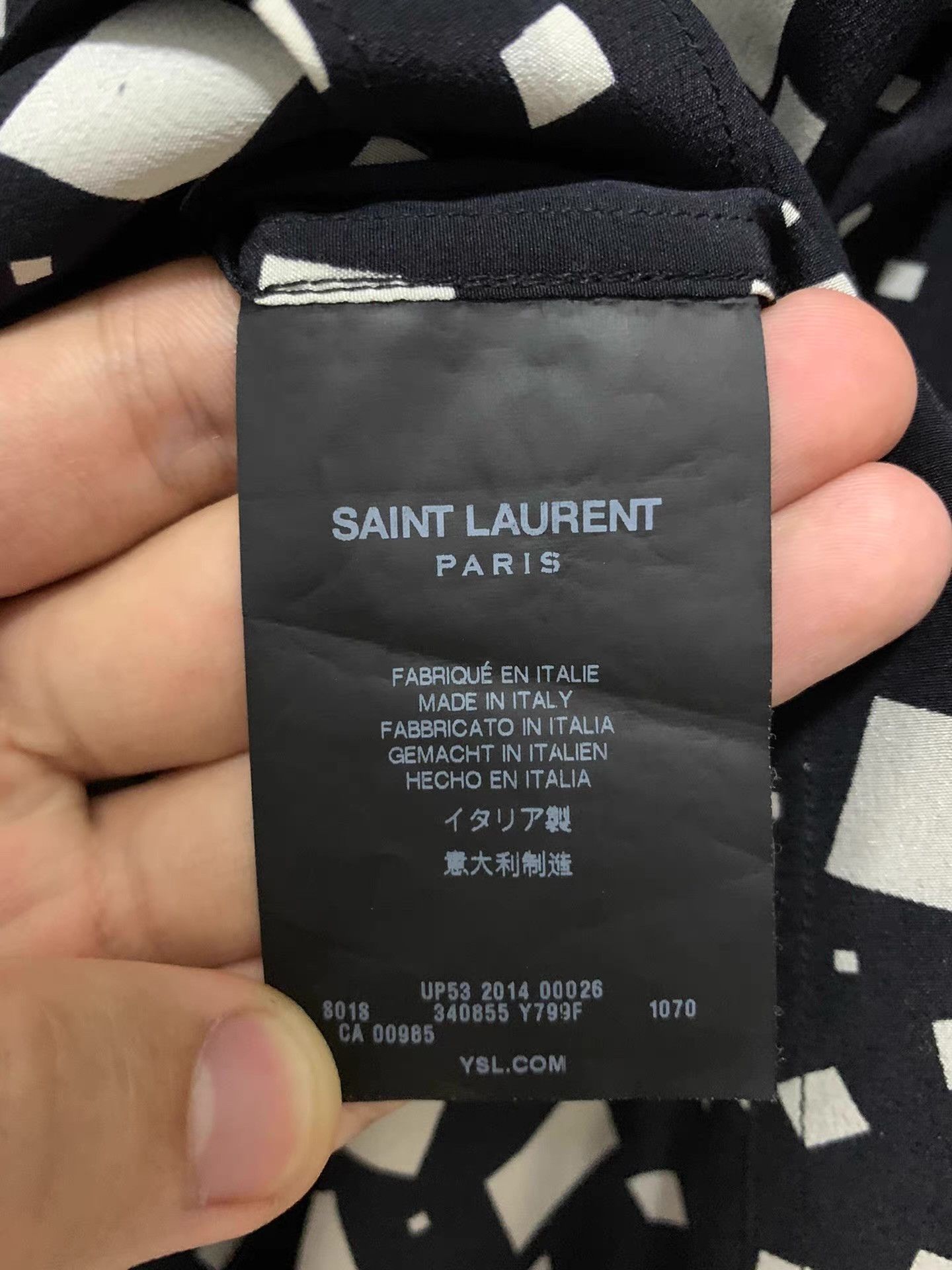 Saint Laurent Paris Saint Laurent SLP 14FW Q12 Size US L / EU 52-54 / 3 - 8 Thumbnail
