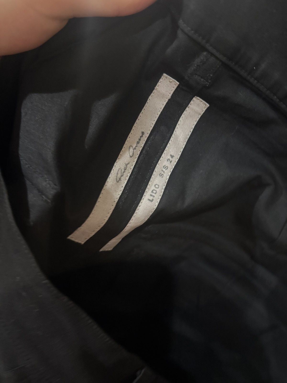 Rick Owens Black Twill Cargo Shorts Size US 32 / EU 48 - 3 Thumbnail