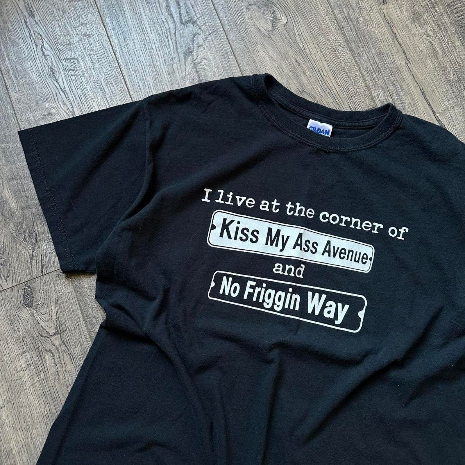 Vintage Vintage 00s Funny Quote Slogan Adult Humor Graphic Tee Size US L / EU 52-54 / 3 - 6 Thumbnail