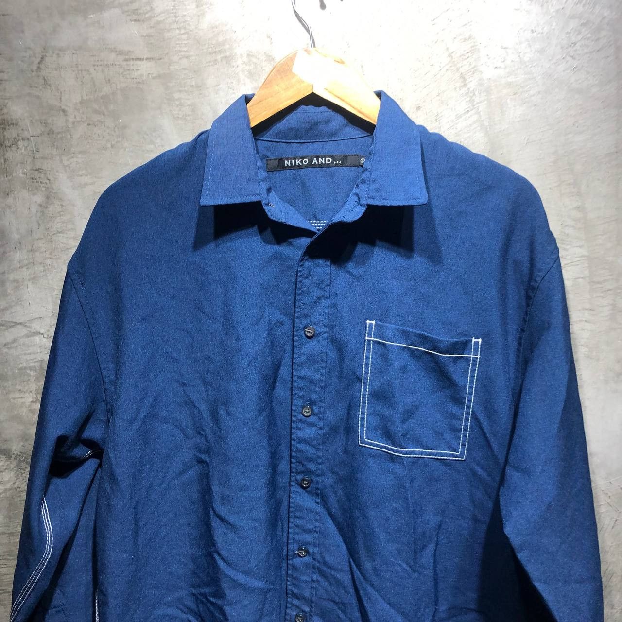 Other Niko And… Navy button down long sleeves Size US XL / EU 56 / 4 - 3 Thumbnail