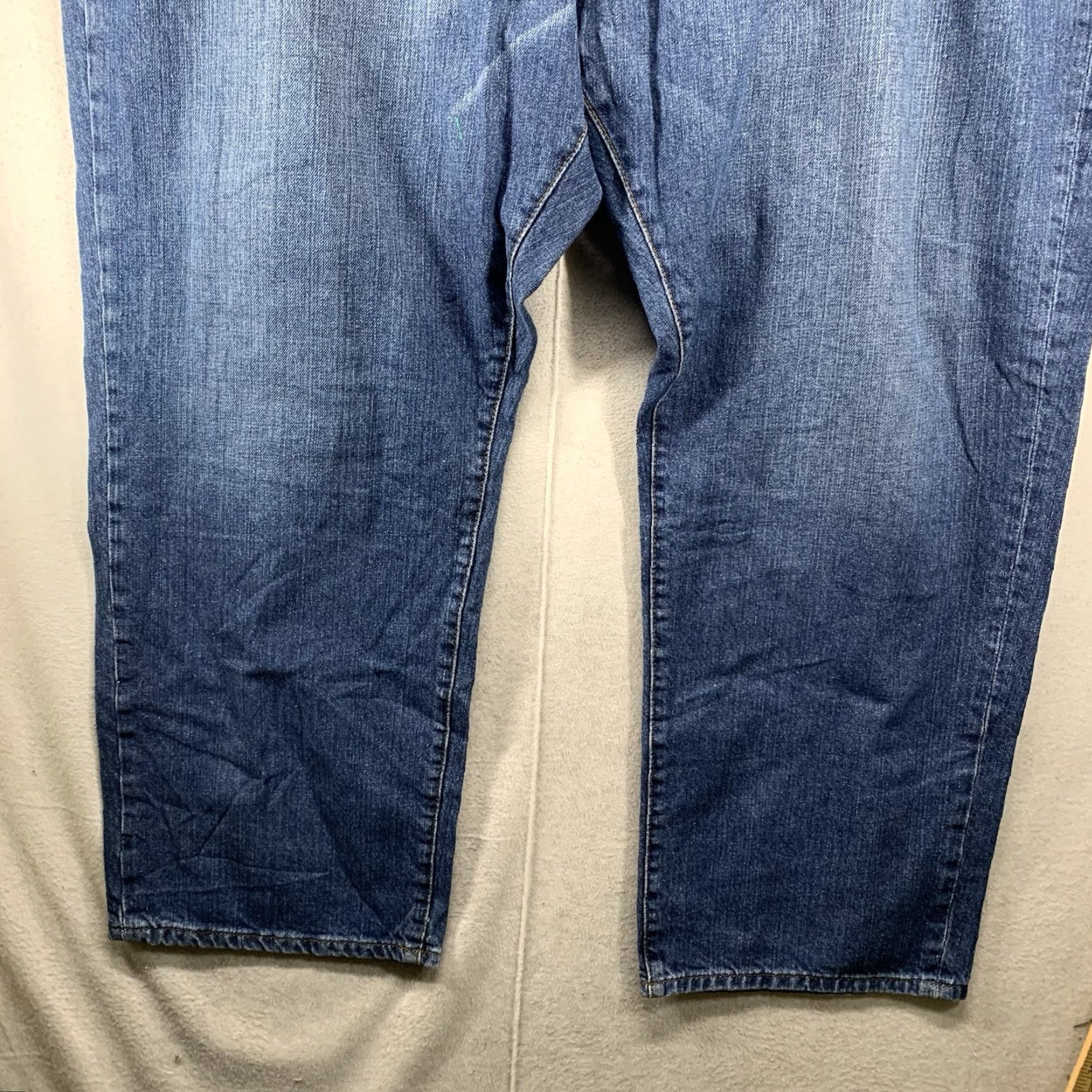 Chaps Chaps Blue Denim Straight Fit Jeans Big & Tall Men's Size 52X32 Casual Work Cowboy Size US 36 / EU 52 - 4 Thumbnail