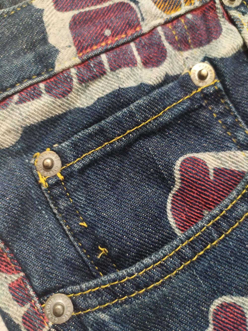 Hysteric Glamour 🔥Rare!!! Hysteric Glamour kinky Fullprint Logo Design Pants Size 29" - 5 Thumbnail
