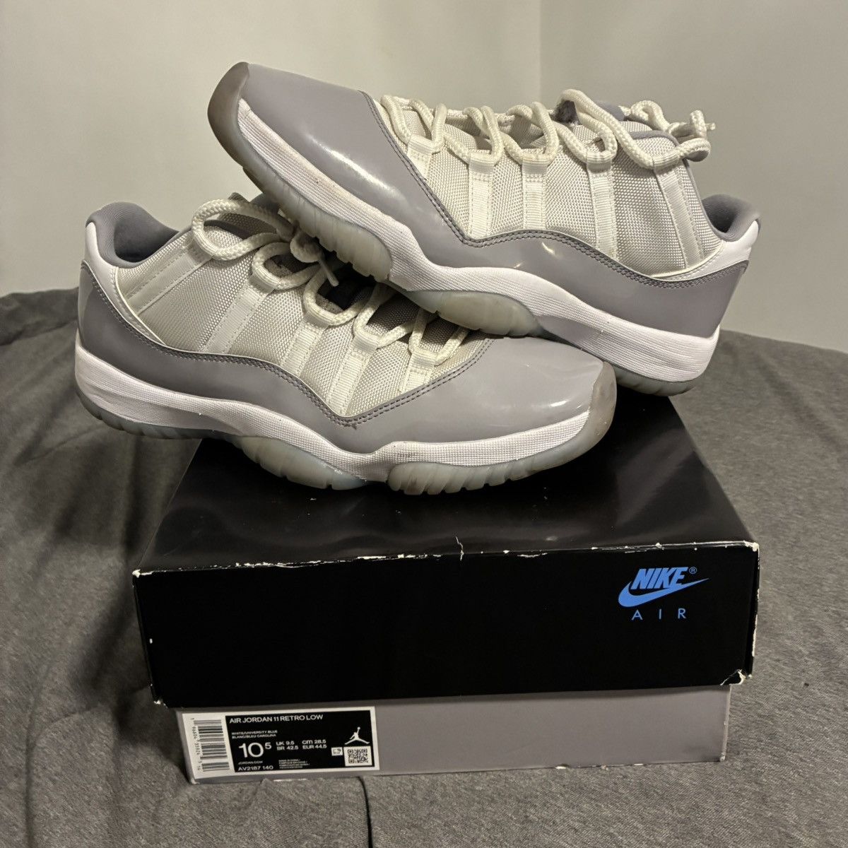 Jordan Brand Air Jordan 11 Retro Low ‘Cement Grey’ - Size US 10.5 Size US 10.5 / EU 43-44 - 4 Thumbnail