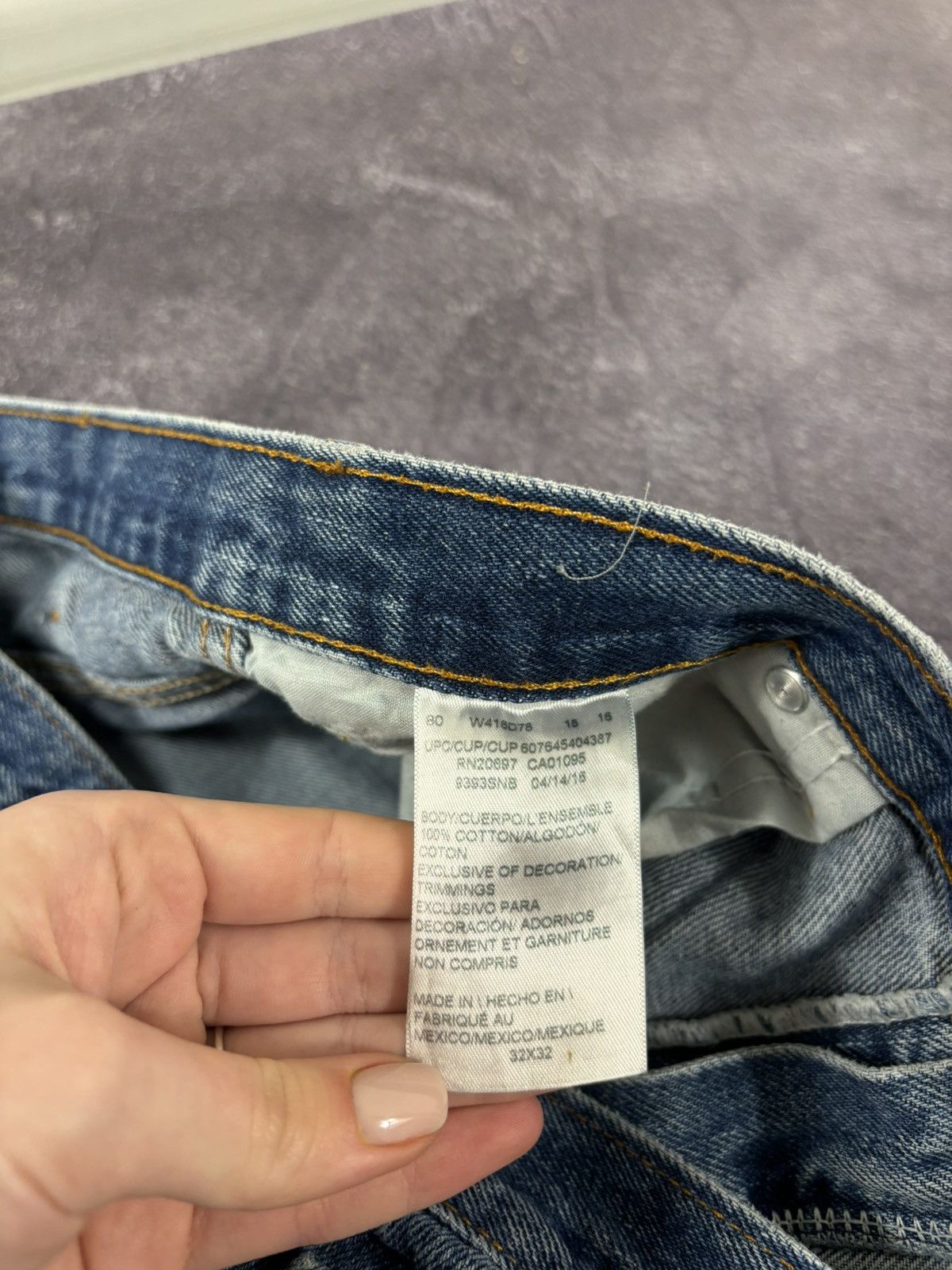 Dickies Vintage Dickies Y2K Faded Blue American Hype Denim Jeans Size US 32 / EU 48 - 13 Thumbnail