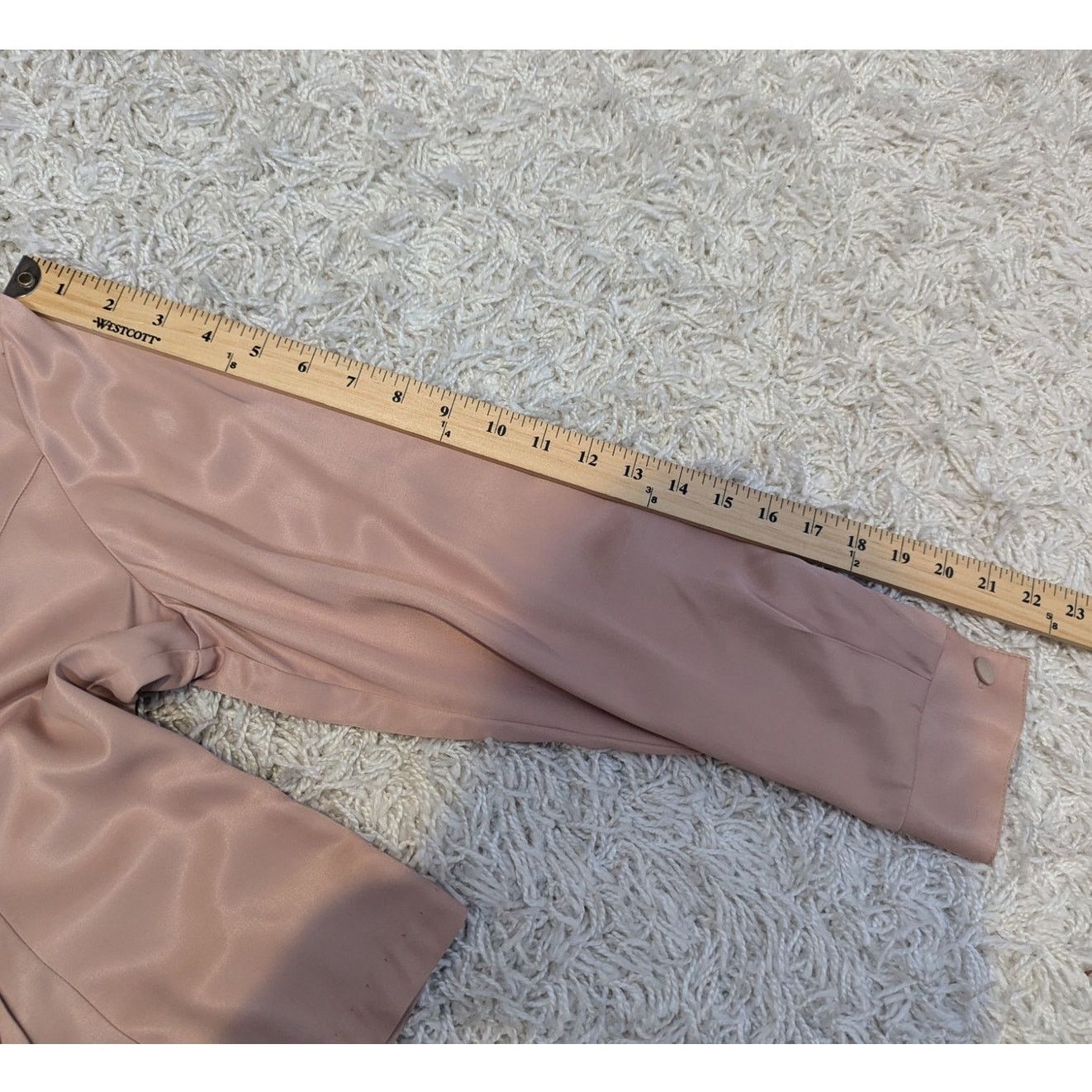 Vintage Vintage Camille Claudel Satin Double Breasted Pink Blouse Size M / US 6-8 / IT 42-44 - 6 Thumbnail