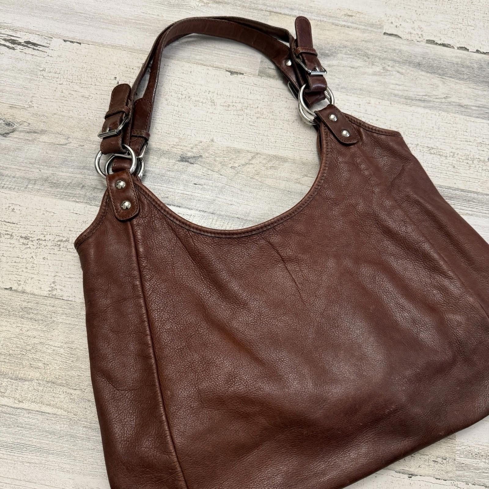 Designer Maurizio Taiuti Leather Stud Bag Size ONE SIZE - 3 Thumbnail