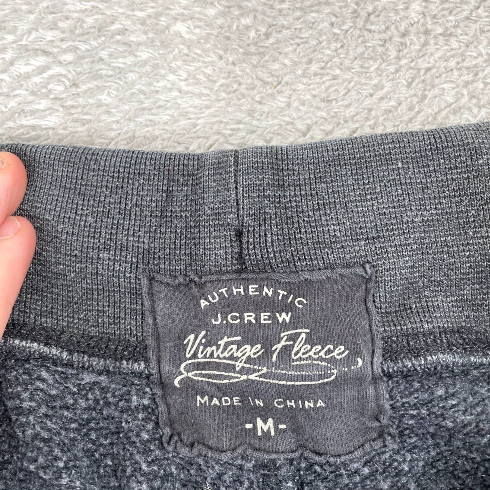 J.Crew J. Crew Sweatpants Pants Men M Gray Drawstring Pockets Tapered Regular Fit VINTAGE? No Size US 31 - 3 Thumbnail