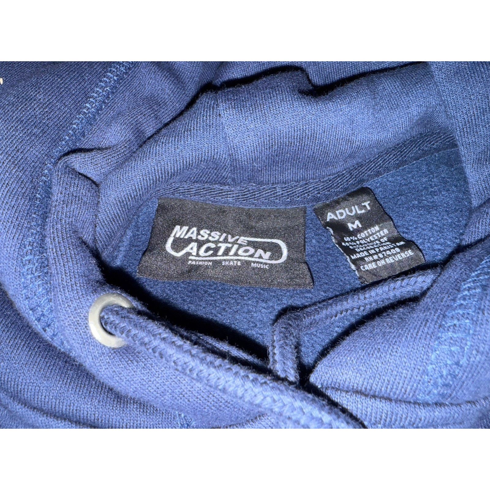 Massive Lonely Hearts Club More Love Hoodie Navy Blue Medium Unisex Size US M / EU 48-50 / 2 - 5 Thumbnail