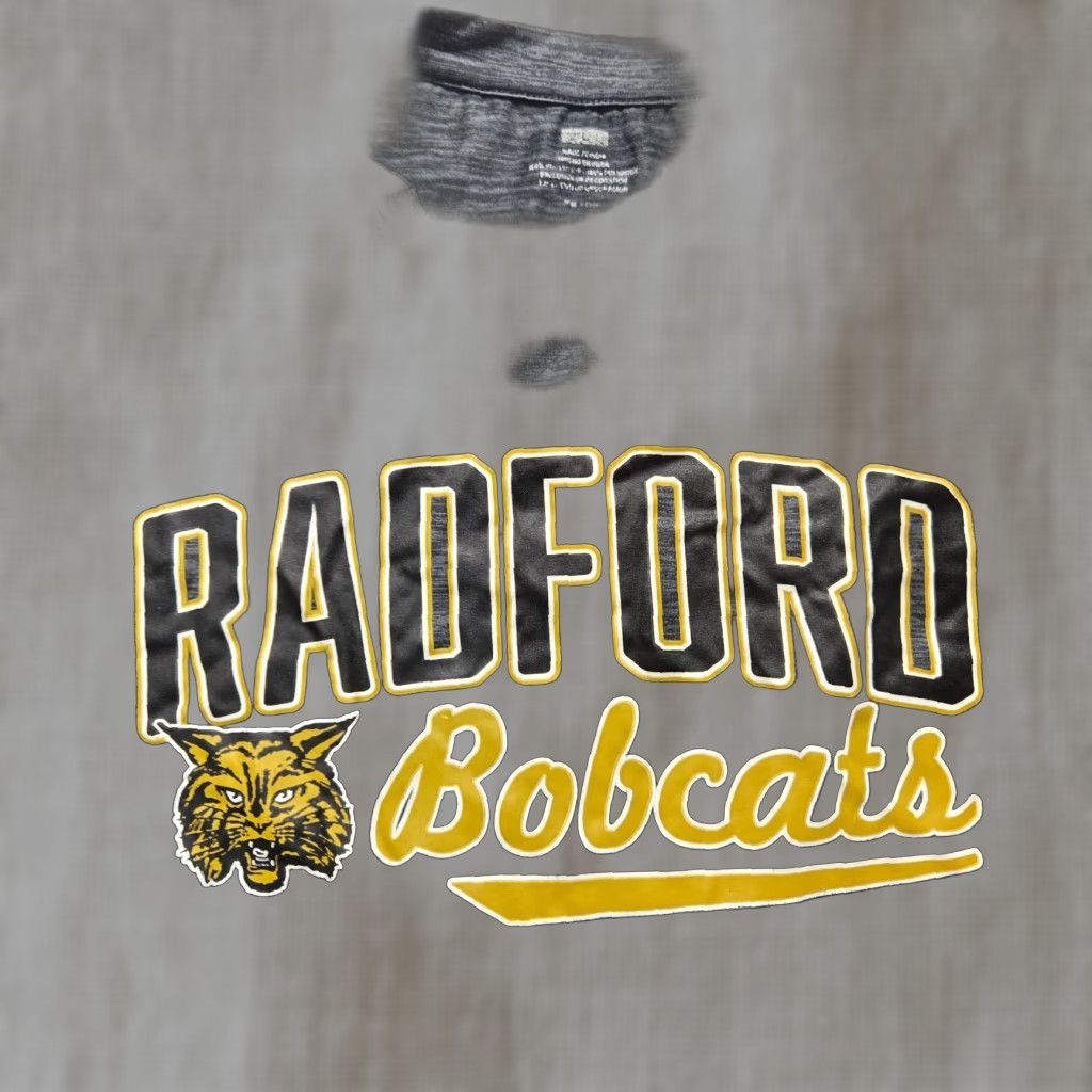 Vintage Radford High School Bobcats Gray Tee Shirt Adult Large Mens Size US L / EU 52-54 / 3 - 1 Thumbnail
