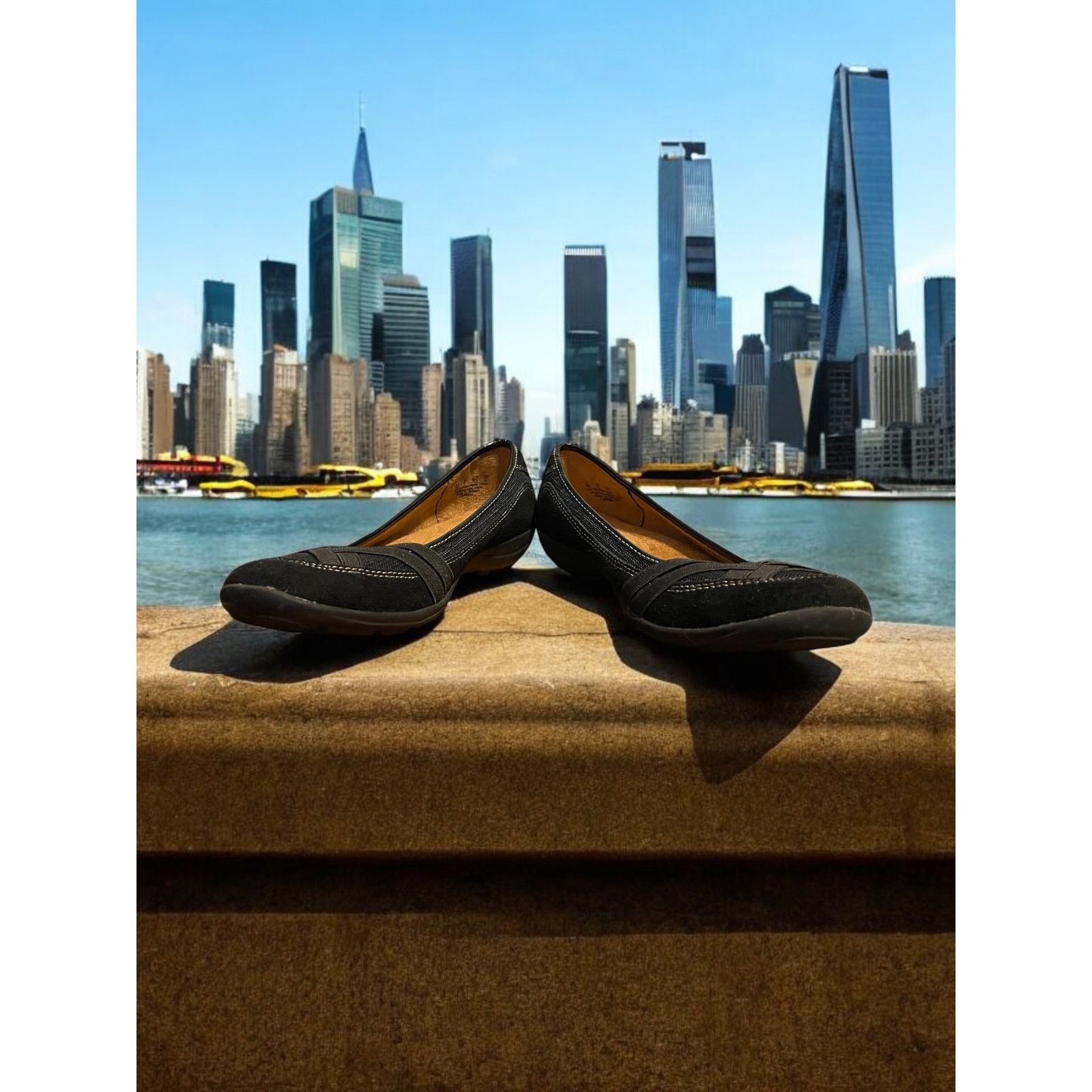 Unknown London Leather NaturalSoul Naturalizer Shoes Black Flats Size 7 Size US 7 / IT 37 - 6 Thumbnail
