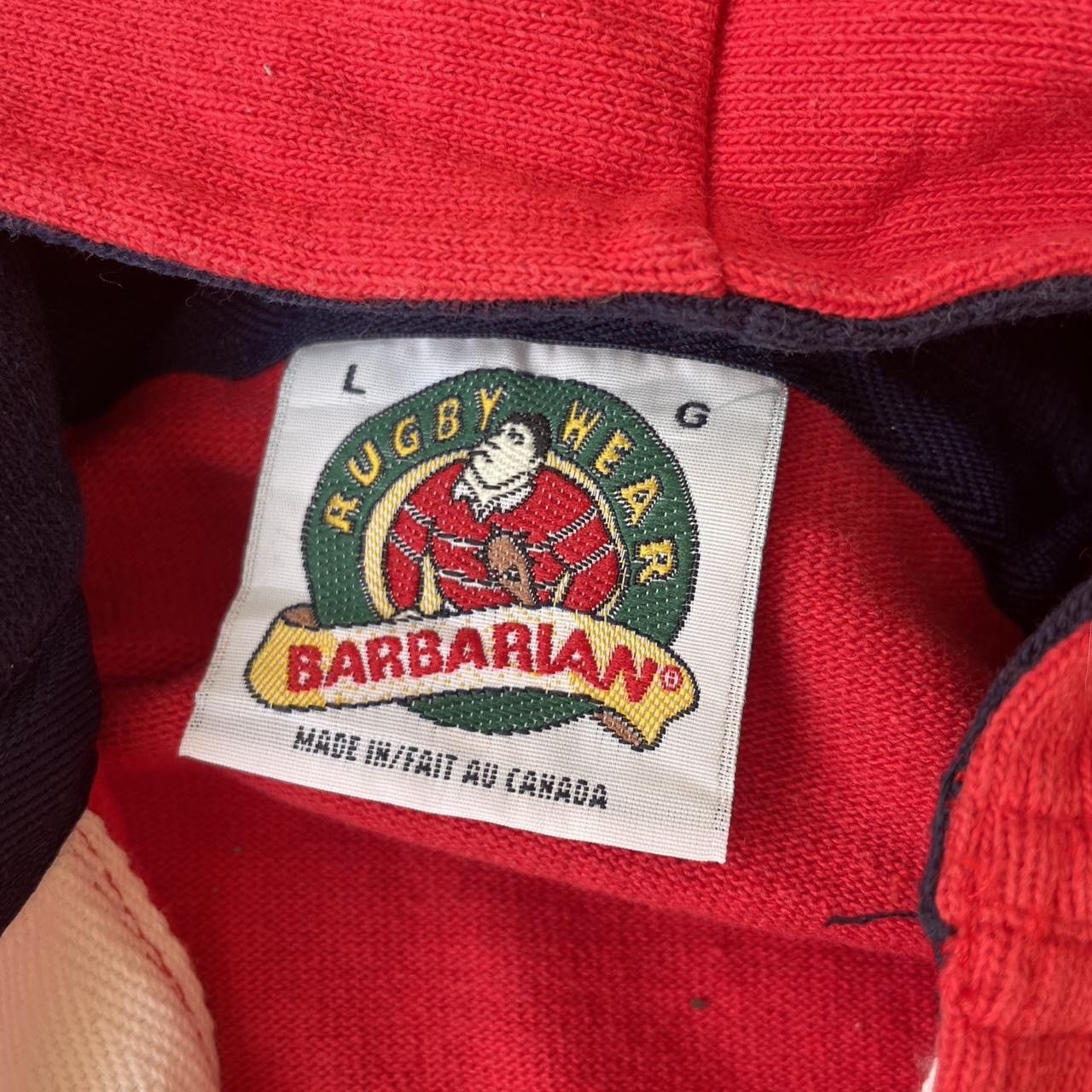 Barbarian Vintage Barbarian Striped Hockey Jumper Size US L / EU 52-54 / 3 - 3 Thumbnail