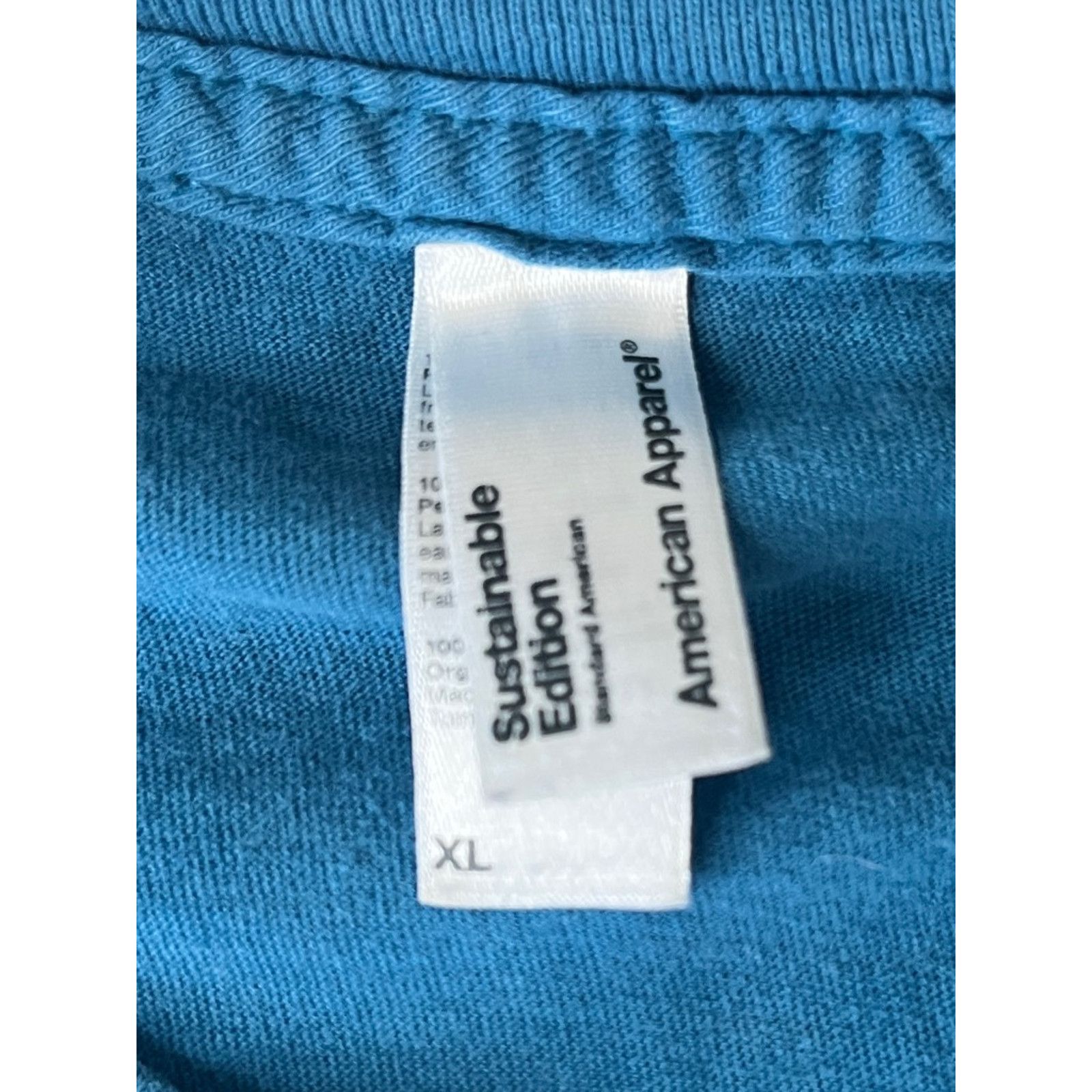 American Apparel Intel Invent New Reality Mens Graphic T-Shirt Blue USA XL Size US XL / EU 56 / 4 - 6 Thumbnail
