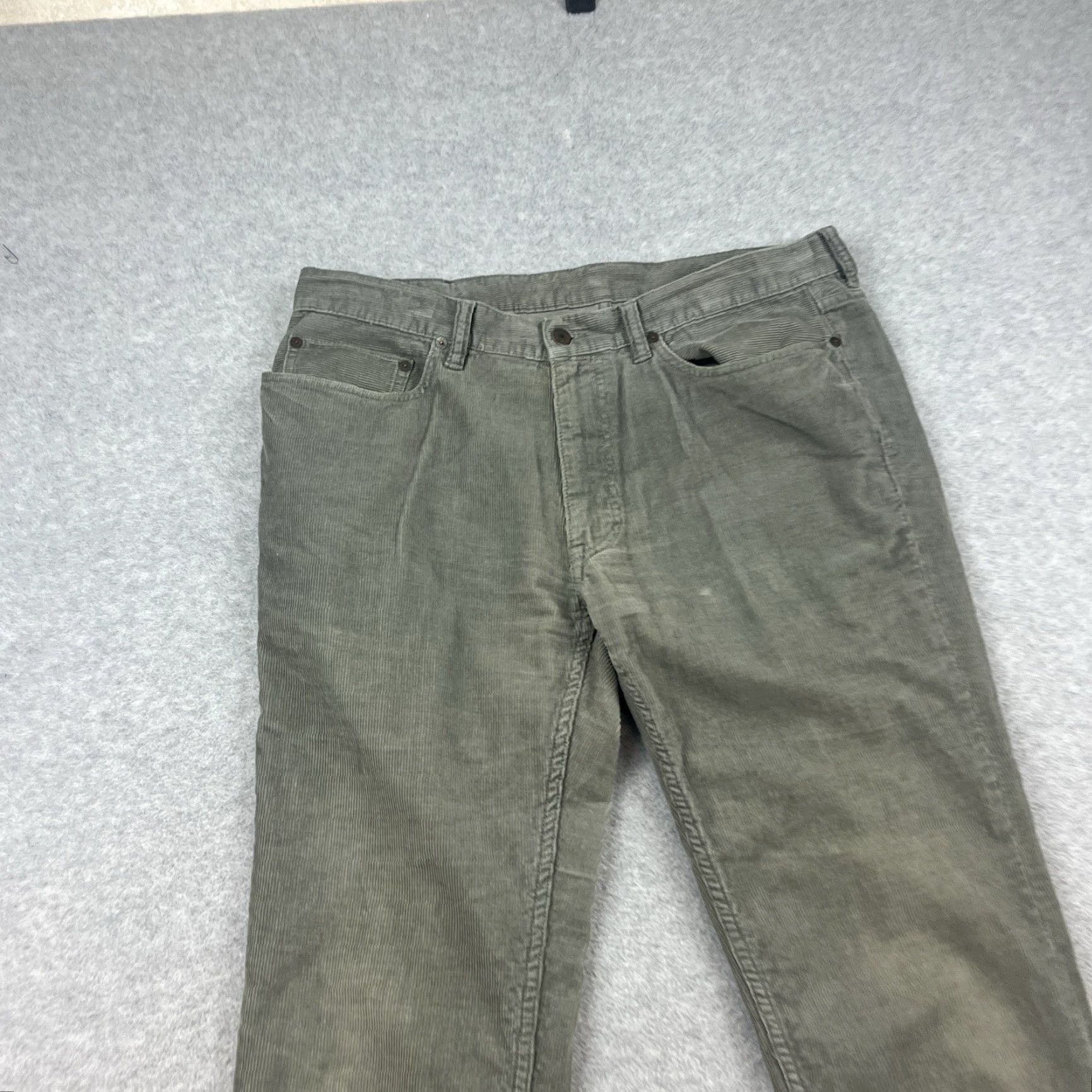 Polo Ralph Lauren Polo Ralph Lauren Pants Pants 36x34 Dark Gray Straight Leg Classic Fit Cotton Corduroy 5-Pocket Size US M / EU 48-50 / 2 - 3 Thumbnail