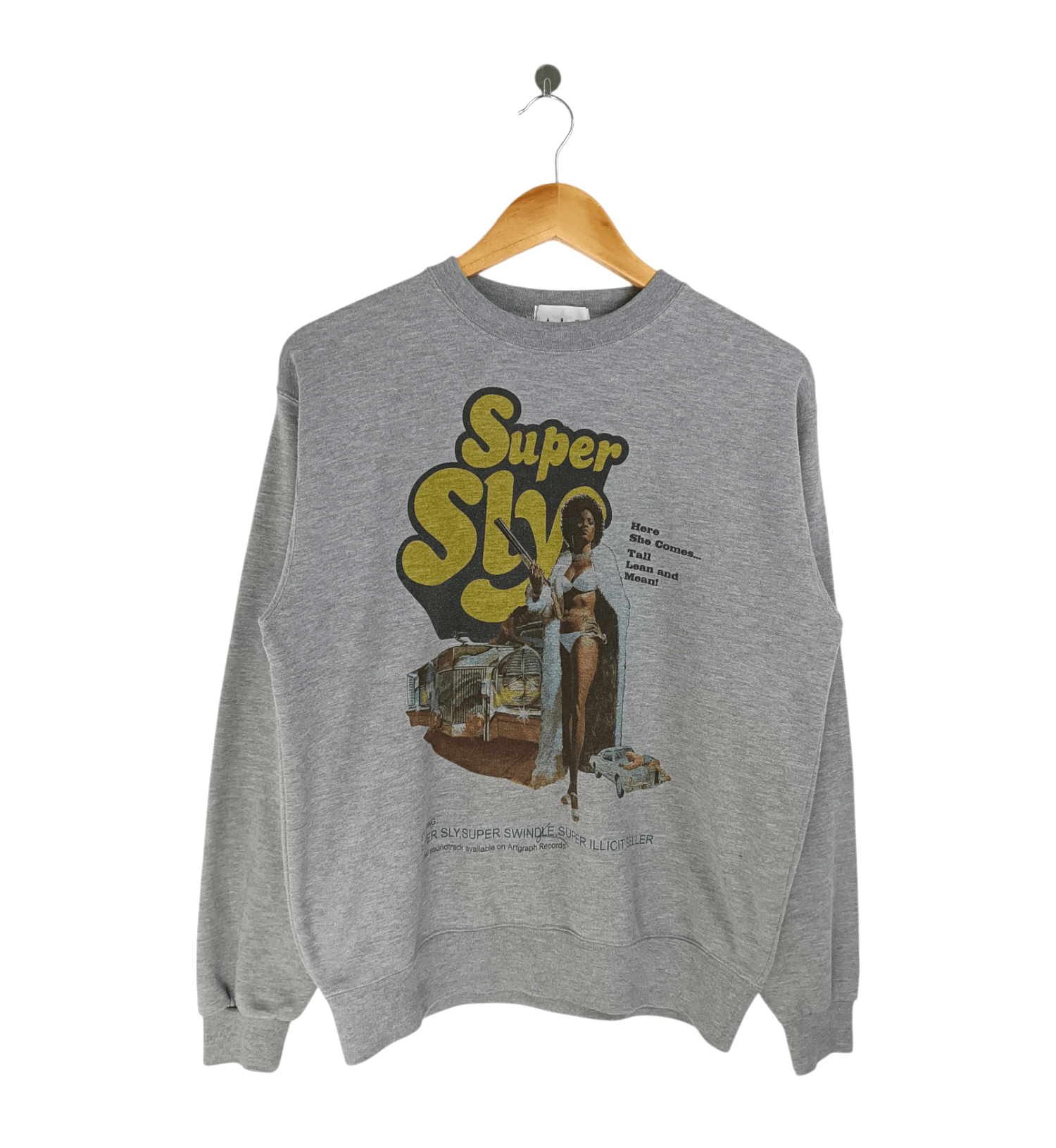 Japanese Brand VINTAGE SUPER SLY TALL, LEAN & MEAN SEXY HUMOR SWETSHIRT Size US M / EU 48-50 / 2 - 1 Thumbnail