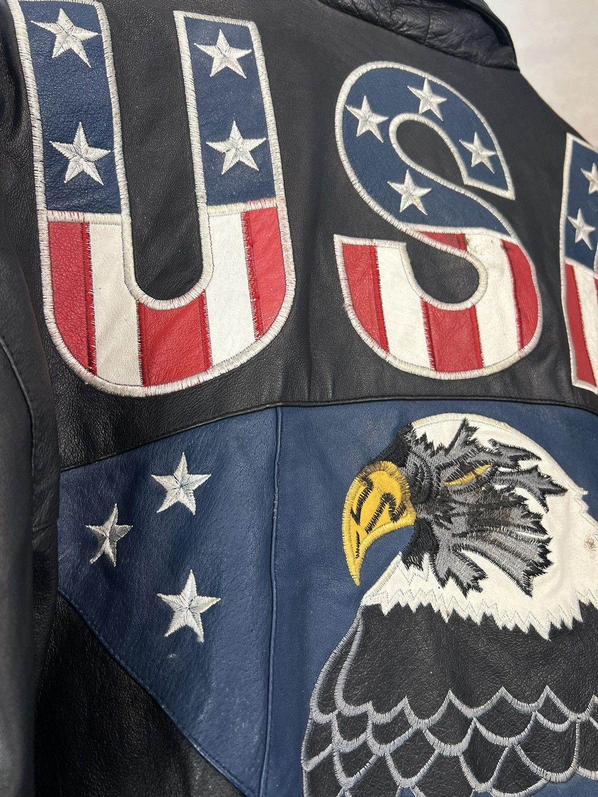 Vintage Vintage USA Leather Jacket Size M - L Size US M / EU 48-50 / 2 - 7 Thumbnail