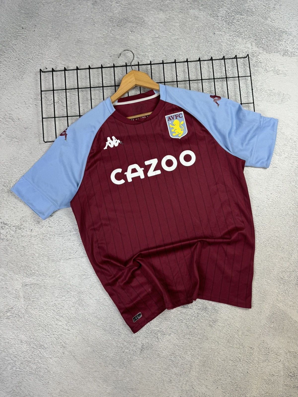 Kappa × Vintage Vintage Aston Villa 2020/21 Kappa Jersey Blokcore 2XL sz Size US XXL / EU 58 / 5 - 1 Thumbnail