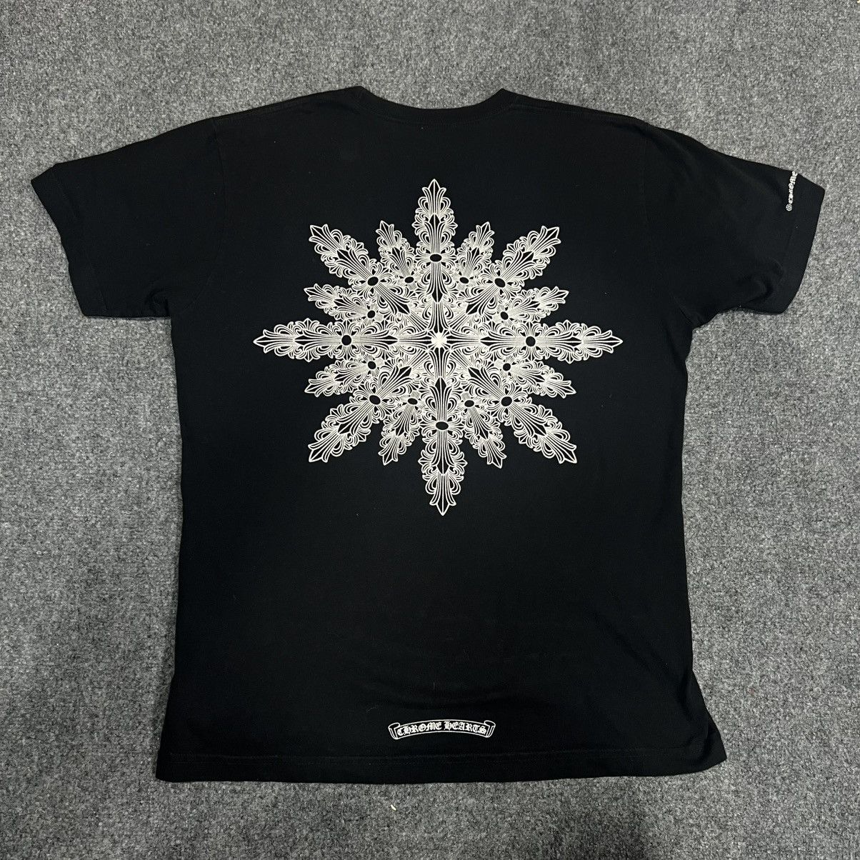 Chrome Hearts Chrome Hearts Snowflake Floral Pocket Tee | Grailed