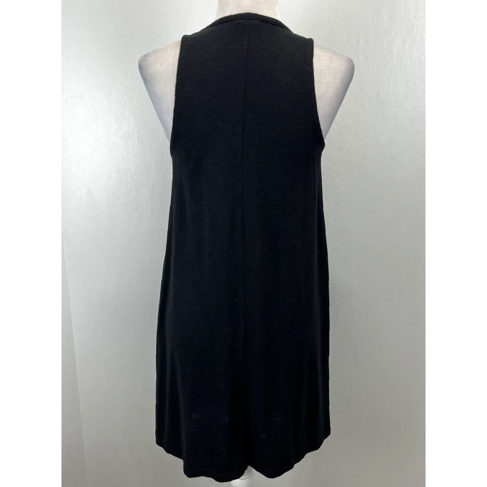 Madewell Madewell Women's Black Short Tank Dress, Small, Casual Sleeveless Size S / US 4 / IT 40 - 3 Thumbnail