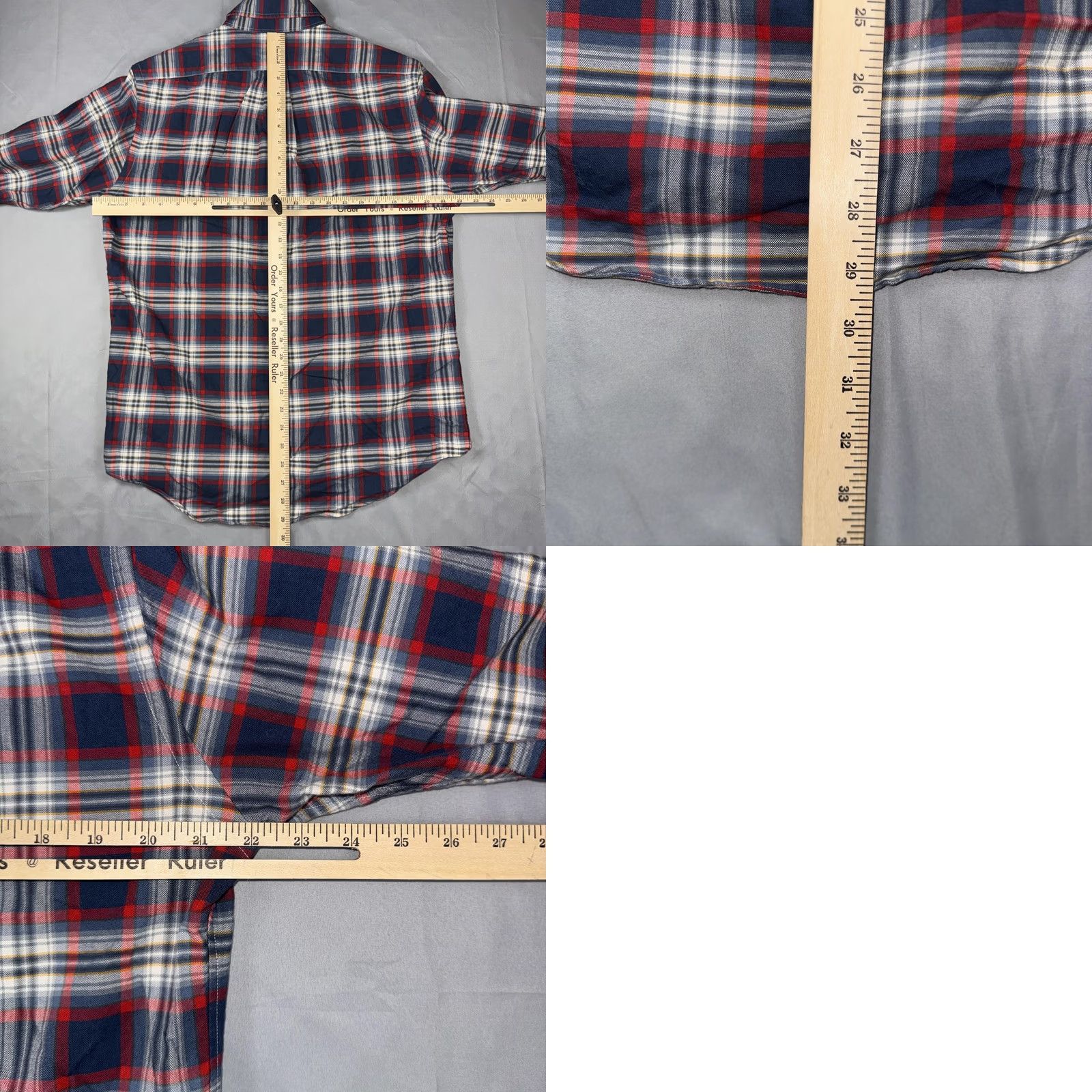 Ralph Lauren Ralph Lauren Shirt Mens M Blue Plaid Cotton Button Front Long Sleeve Casual Size US M / EU 48-50 / 2 - 8 Thumbnail