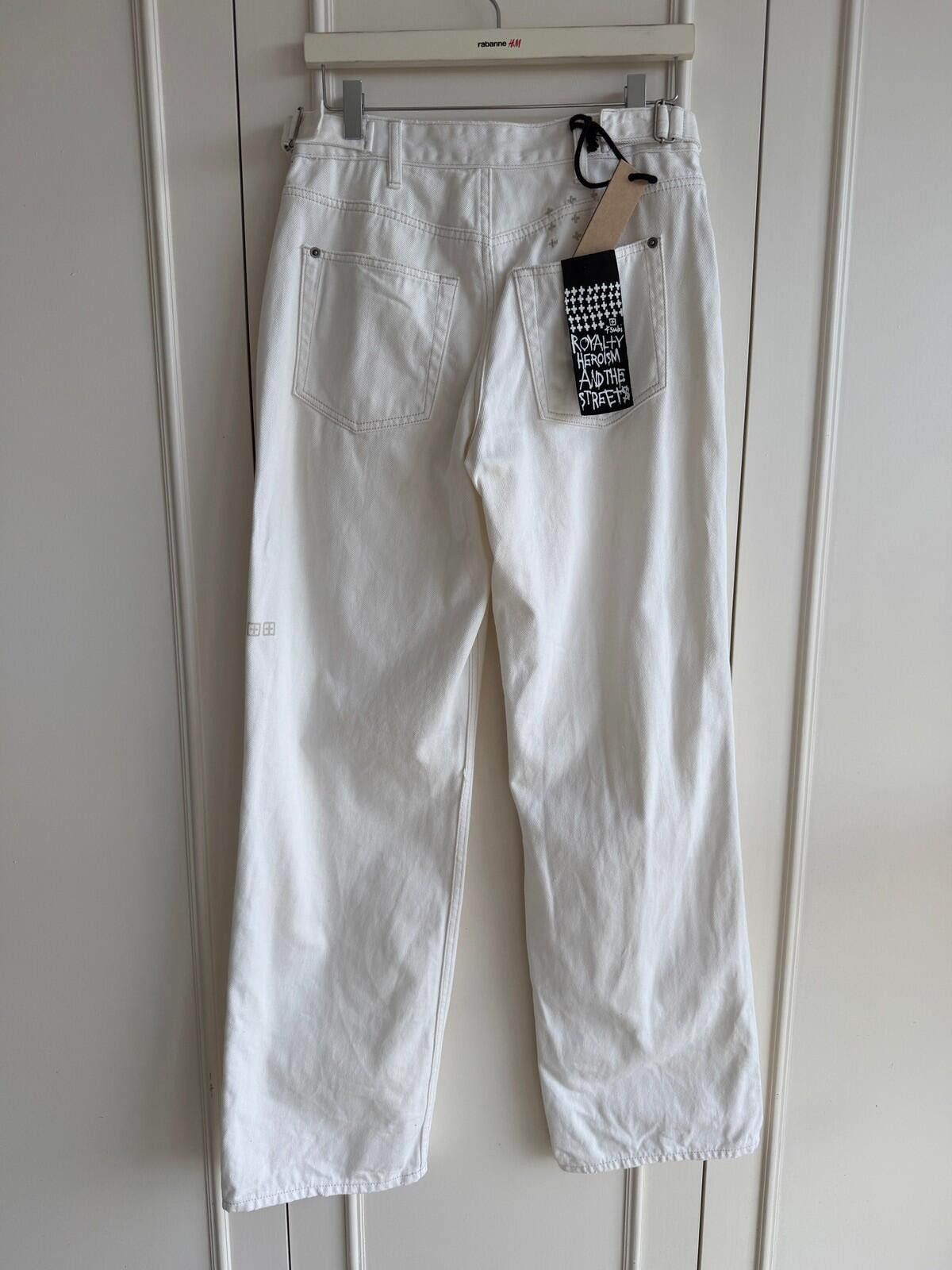 Ksubi new ksubi womens denim jeans low rider halo white 26 8 trash Size 26" / US 2 / IT 38 - 5 Thumbnail