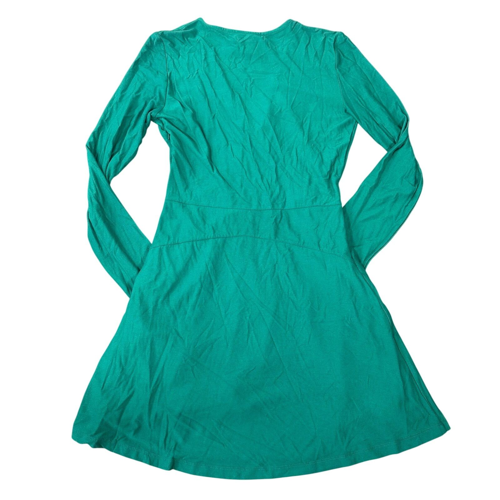 Mango Mango MNG Women's Green Long Sleeve Dress Size 4 Size S / US 4 / IT 40 - 2 Thumbnail