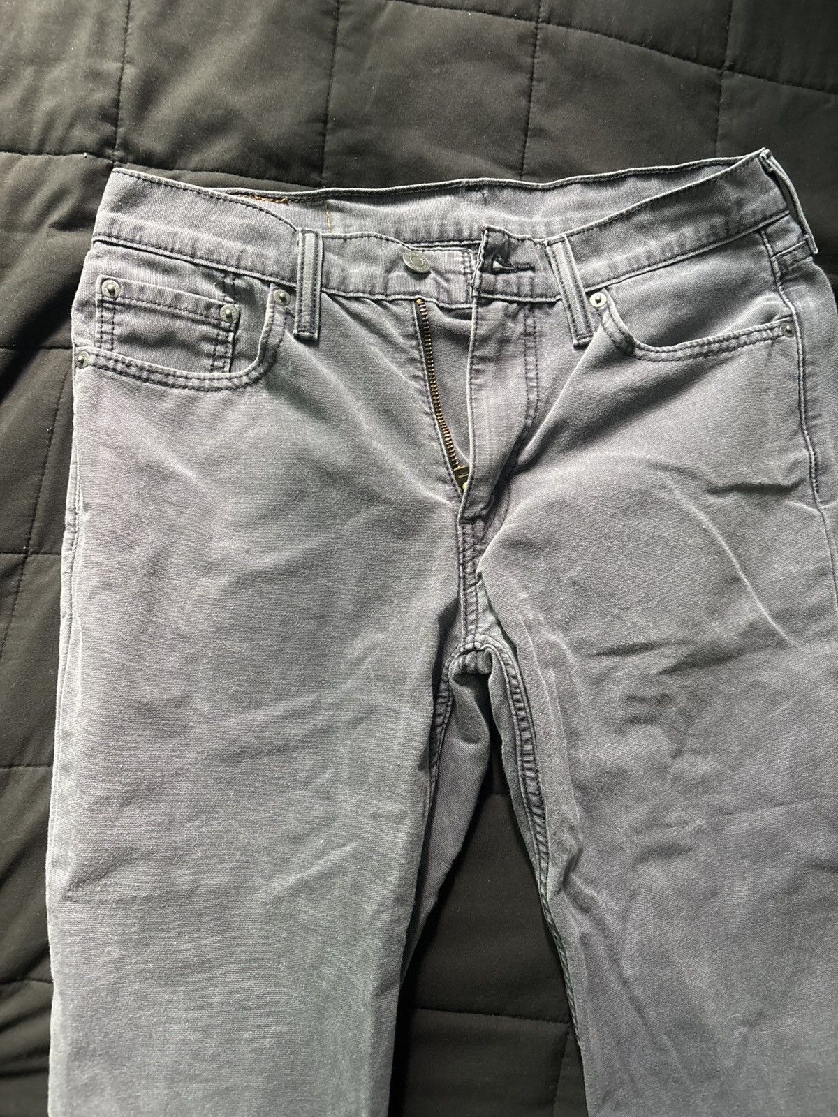 Levi's Levis Washed Grey Skinny Jeans Size US 31 - 2 Thumbnail