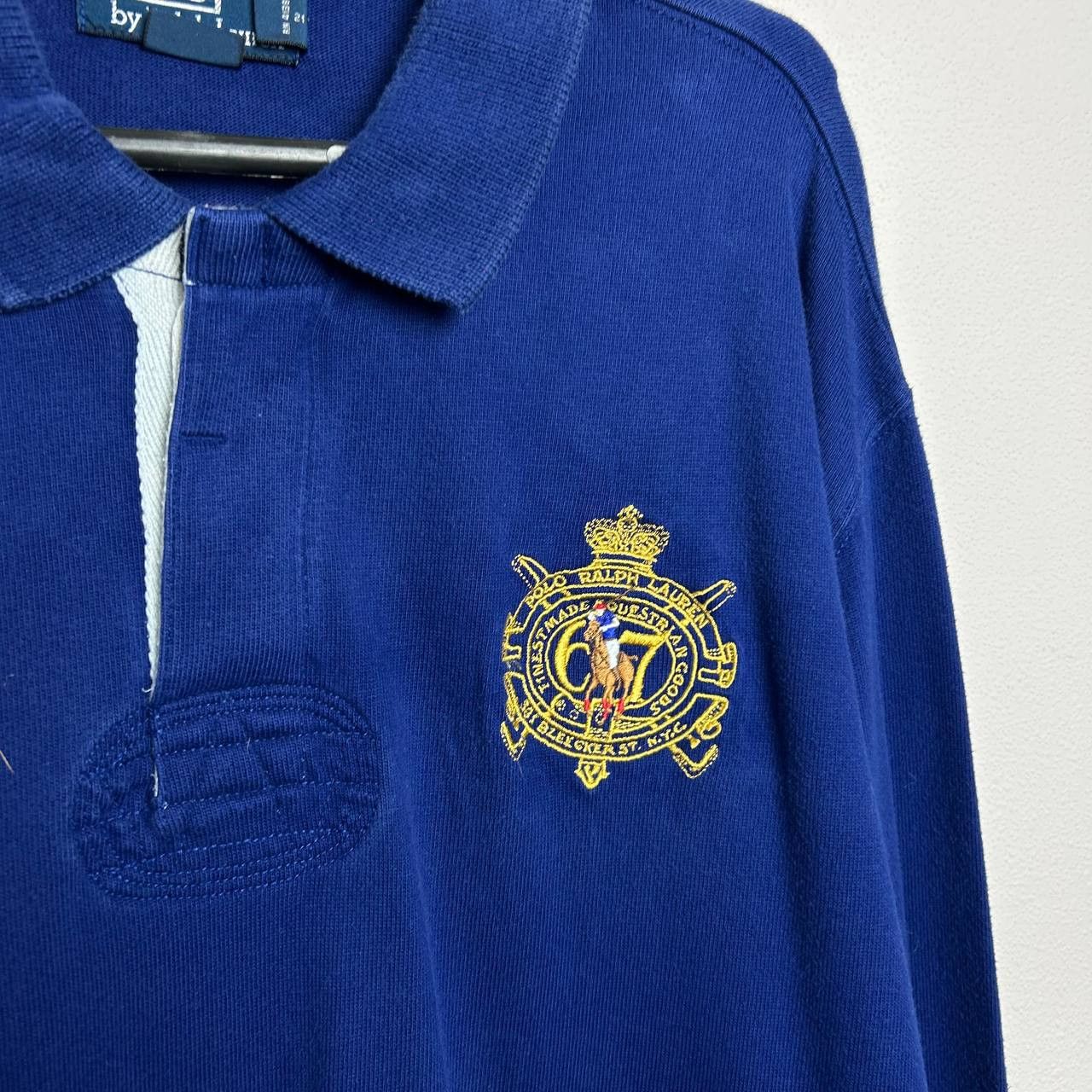 Polo Ralph Lauren Vintage Polo Ralph Lauren Big log rugby 2000slongsleeve Size US XXL / EU 58 / 5 - 3 Thumbnail
