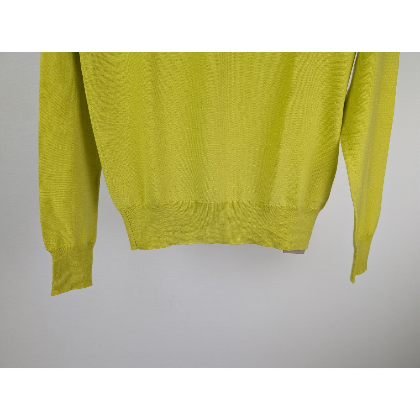 Tom Ford o1rshd1 V-Neck Knitwear Crewneck Sweatshirt Sweater Yellow Size US M / EU 48-50 / 2 - 4 Thumbnail