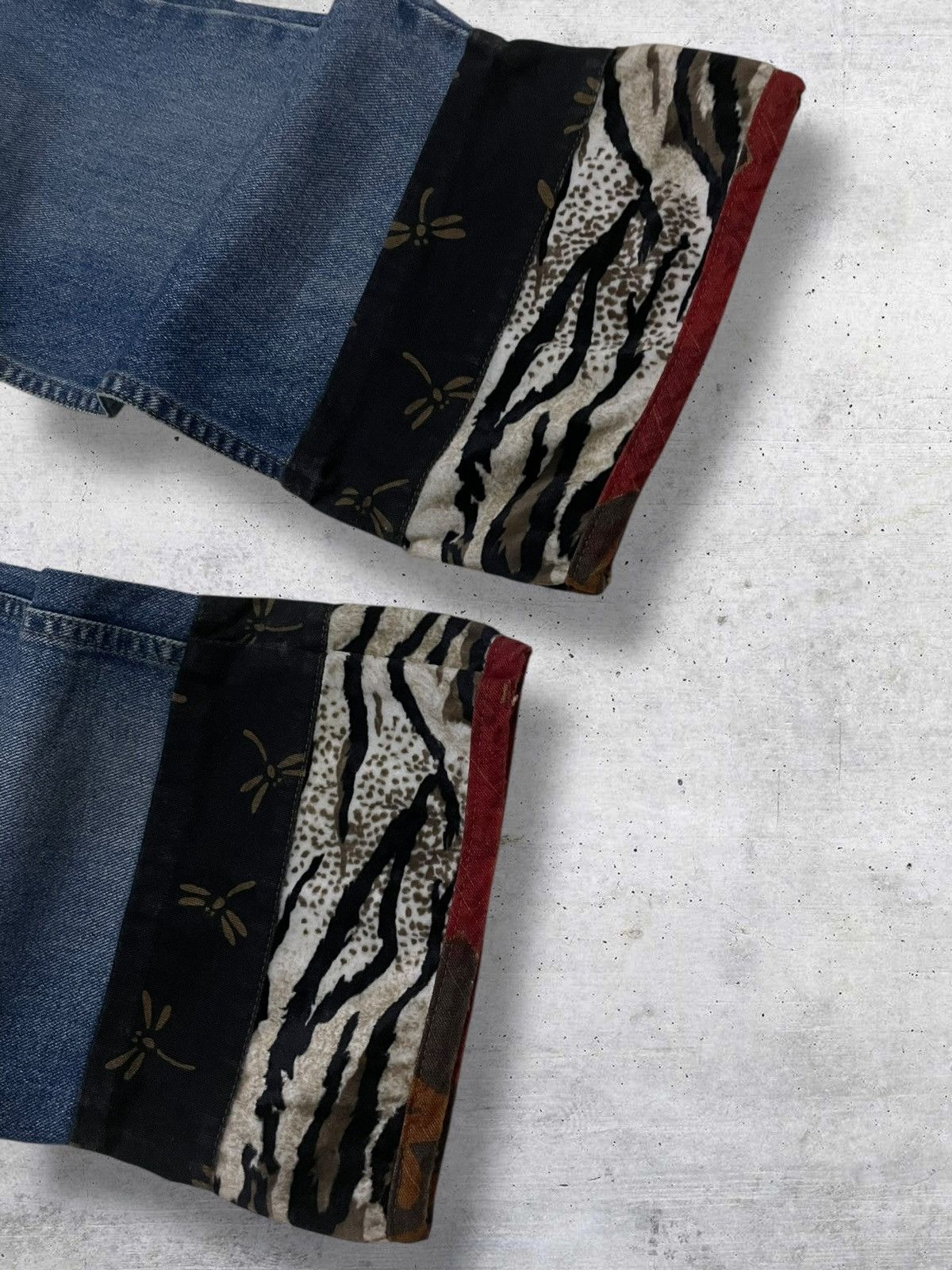 Japanese Brand VINTAGE 1990S JAPAN DESIGNER FLARED LEI OG VIBE PATCH DENIM Size US 30 / EU 46 - 4 Thumbnail