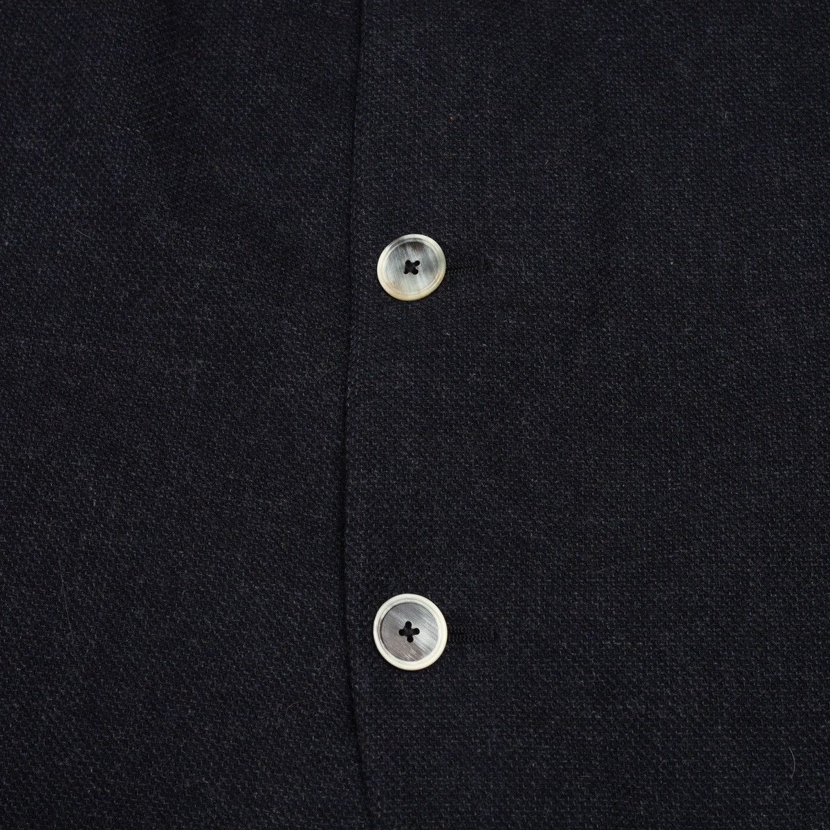 Caruso Raffaele Caruso Navy Blazer Jacket Wool Cashmere Size 46R - 6 Thumbnail