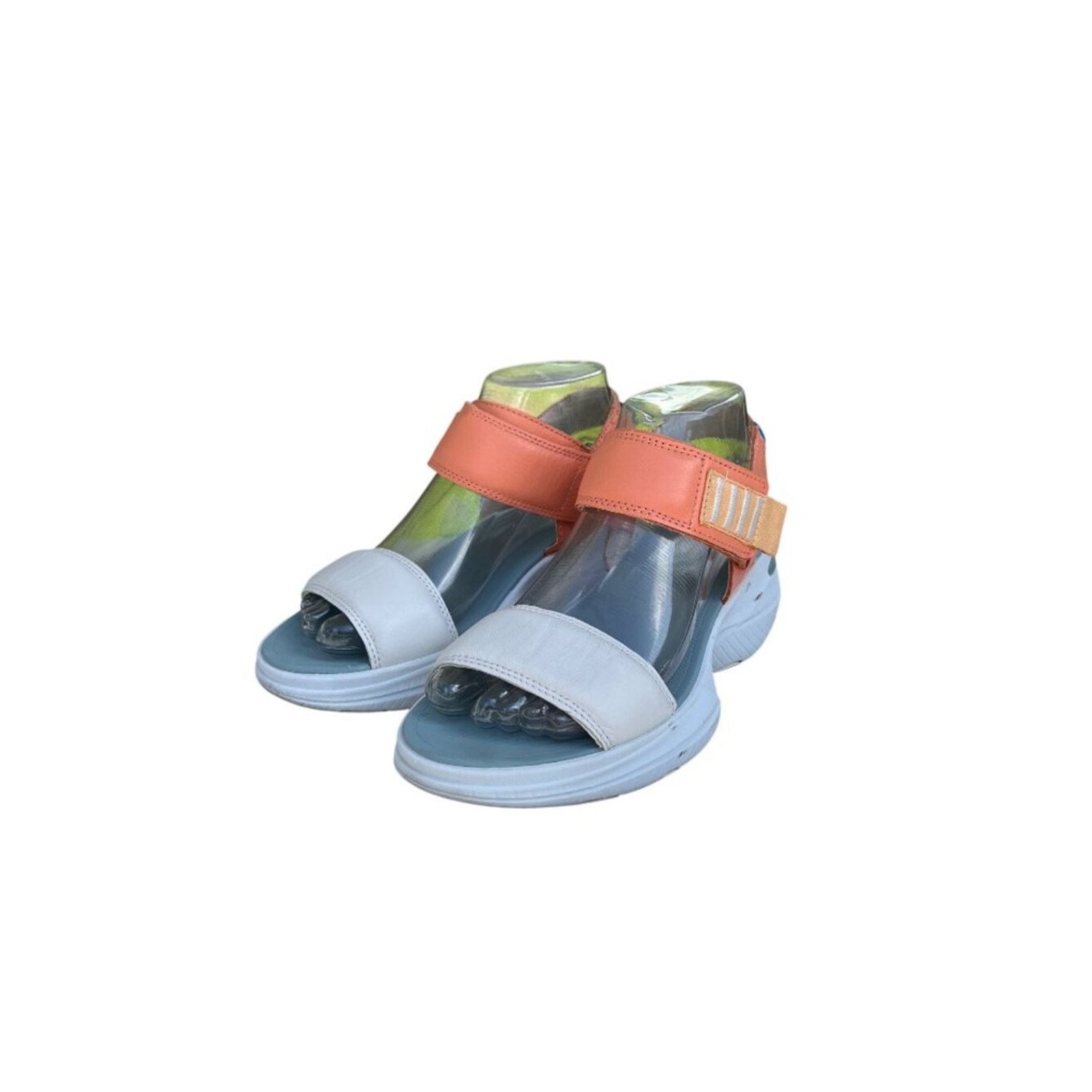SOREL Sorel Womens Adjustable Strap Sandals White & Orange Size 6 Size US 6 / IT 36 - 2 Thumbnail