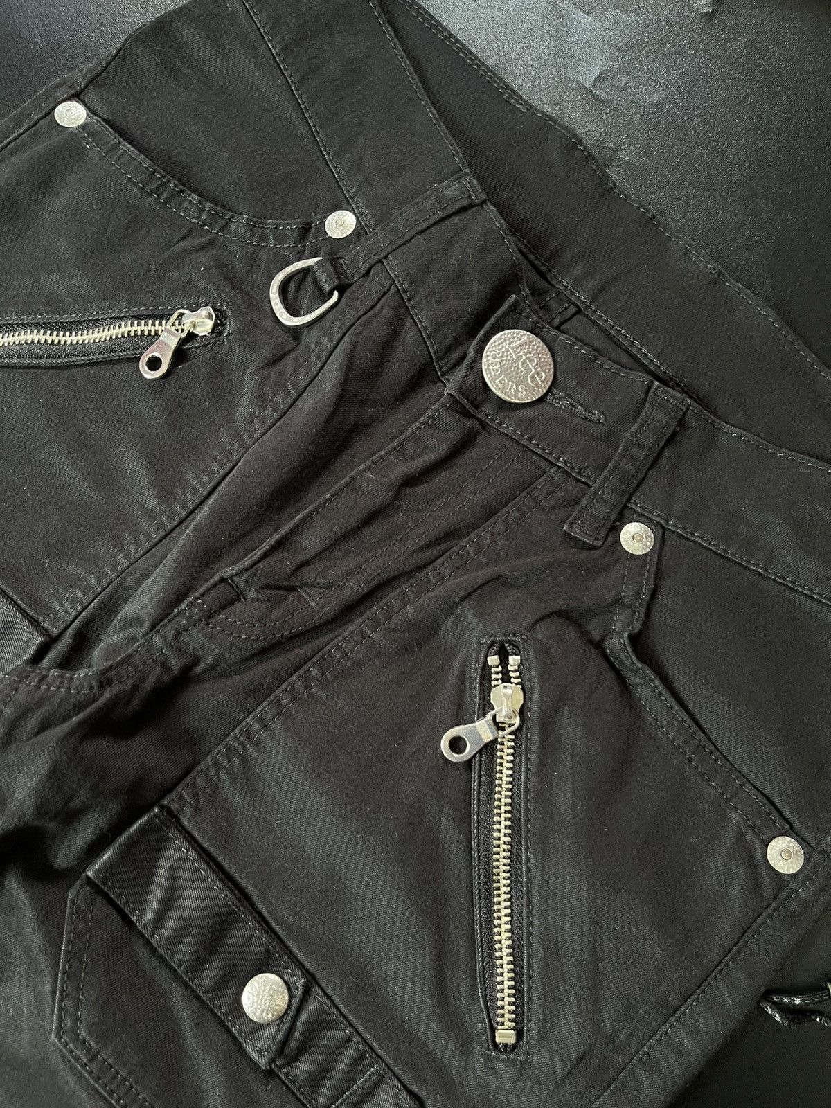 If Six Was Nine × Japanese Brand × Le Grande Bleu (L.G.B.) Super Black Lee riders Bondage Size US 29 - 7 Thumbnail
