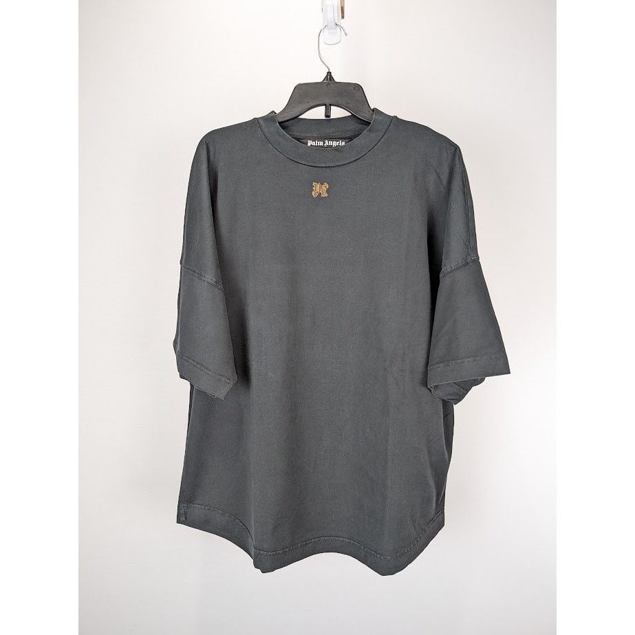 Palm Angels o1rshd1 Foggy PA Logo Over T-Shirt in Black / White Size US M / EU 48-50 / 2 - 2 Thumbnail