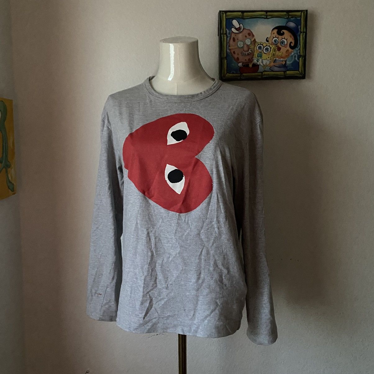 Comme des Garcons PLAY commes des garçons play longsleeve shirt Size US M / EU 48-50 / 2 - 4 Thumbnail