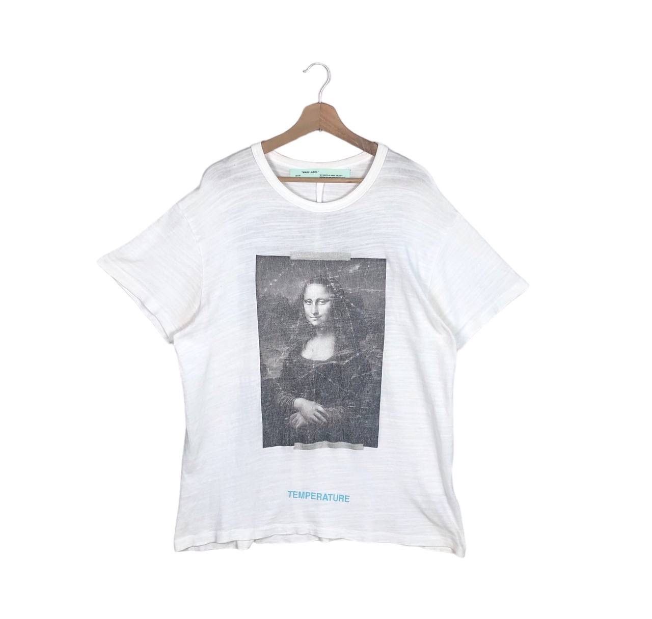 Off-White Off-White Virgil Abloh Mona Lisa Tee Shirt White Size US M / EU 48-50 / 2 - 3 Thumbnail