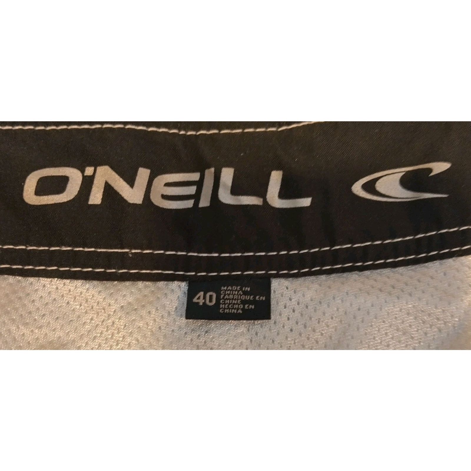 O'Neill O'Neil Board Short Blue Striped Swim/Surf Trunks Men 40 Used Size US 40 / EU 56 - 3 Thumbnail