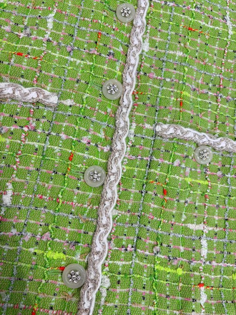 Chanel Chanel Early Spring Vacation Series Green Hooded Tweed Jac Size XS / US 0-2 / IT 36-38 - 3 Thumbnail