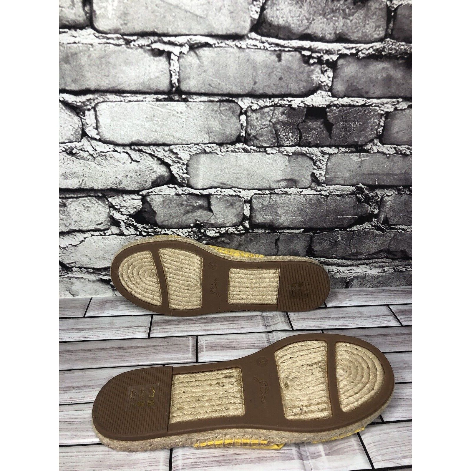Other J. Crew Yellow Twisted Canvas Fabric Slide Espadrilles Sanda Size US 9 / IT 39 - 15 Thumbnail