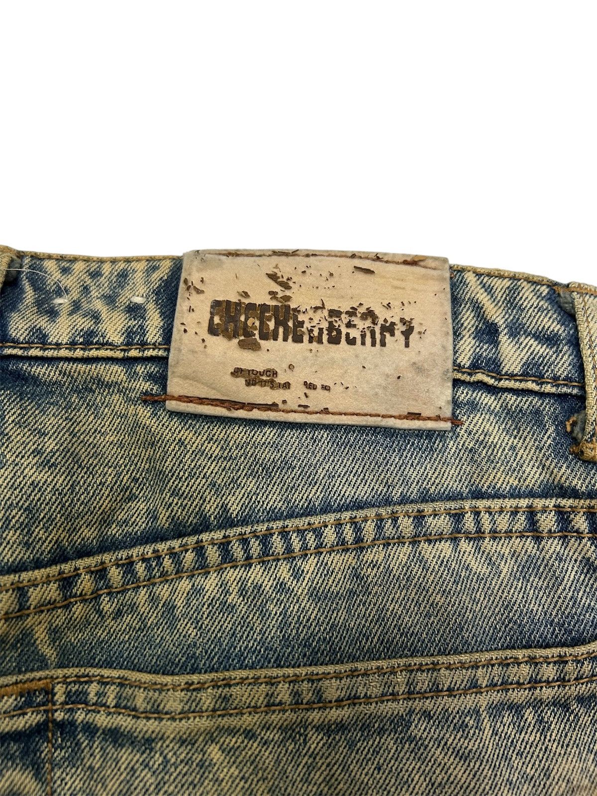 Japanese Brand Vintage Japanese Mud wash Distressed Tapered Jeans Size US 30 / EU 46 - 7 Thumbnail