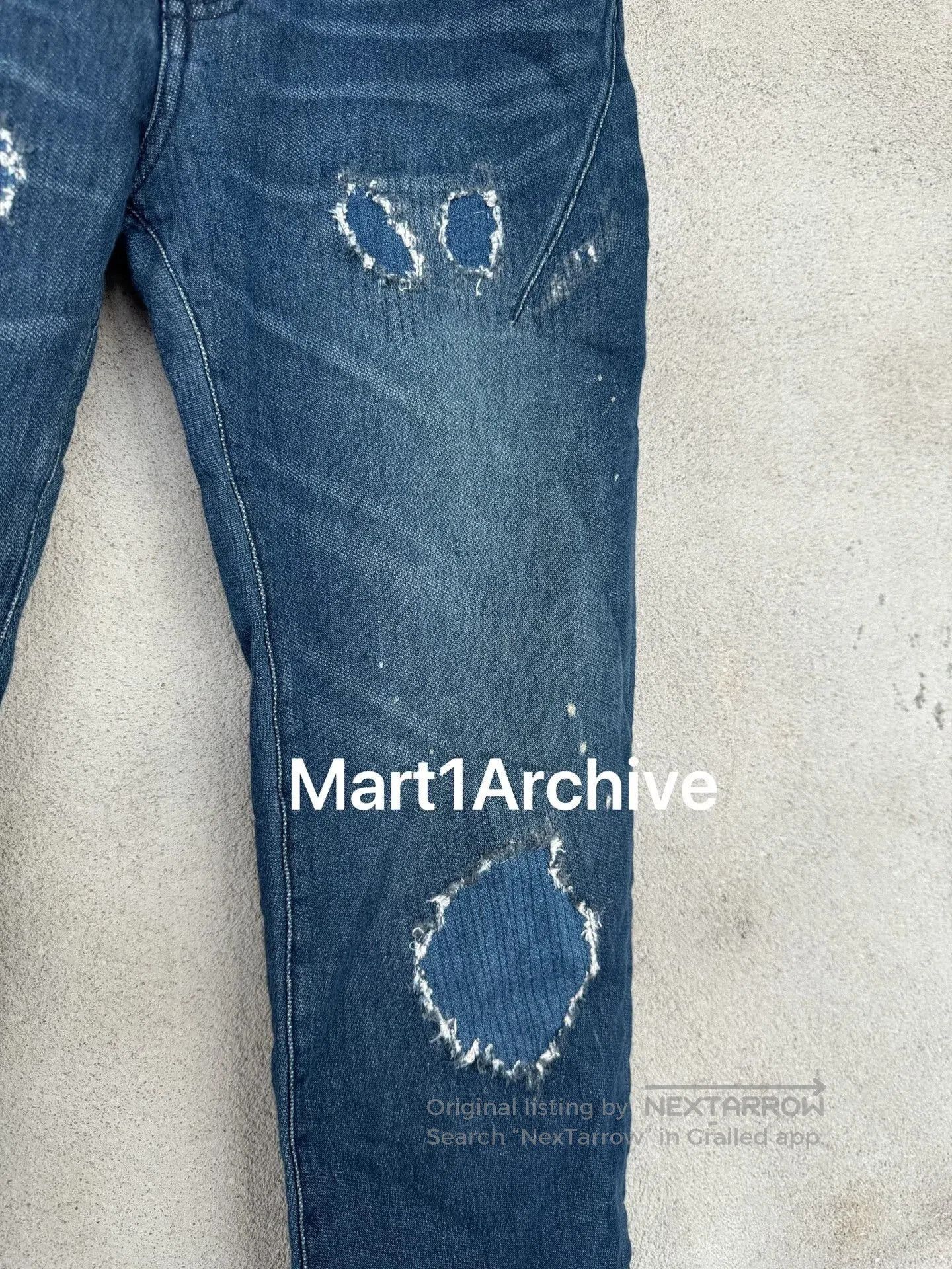 Number (N)ine Number Nine Splatter Bullet Hole Jeans. Size US 32 / EU 48 - 3 Thumbnail