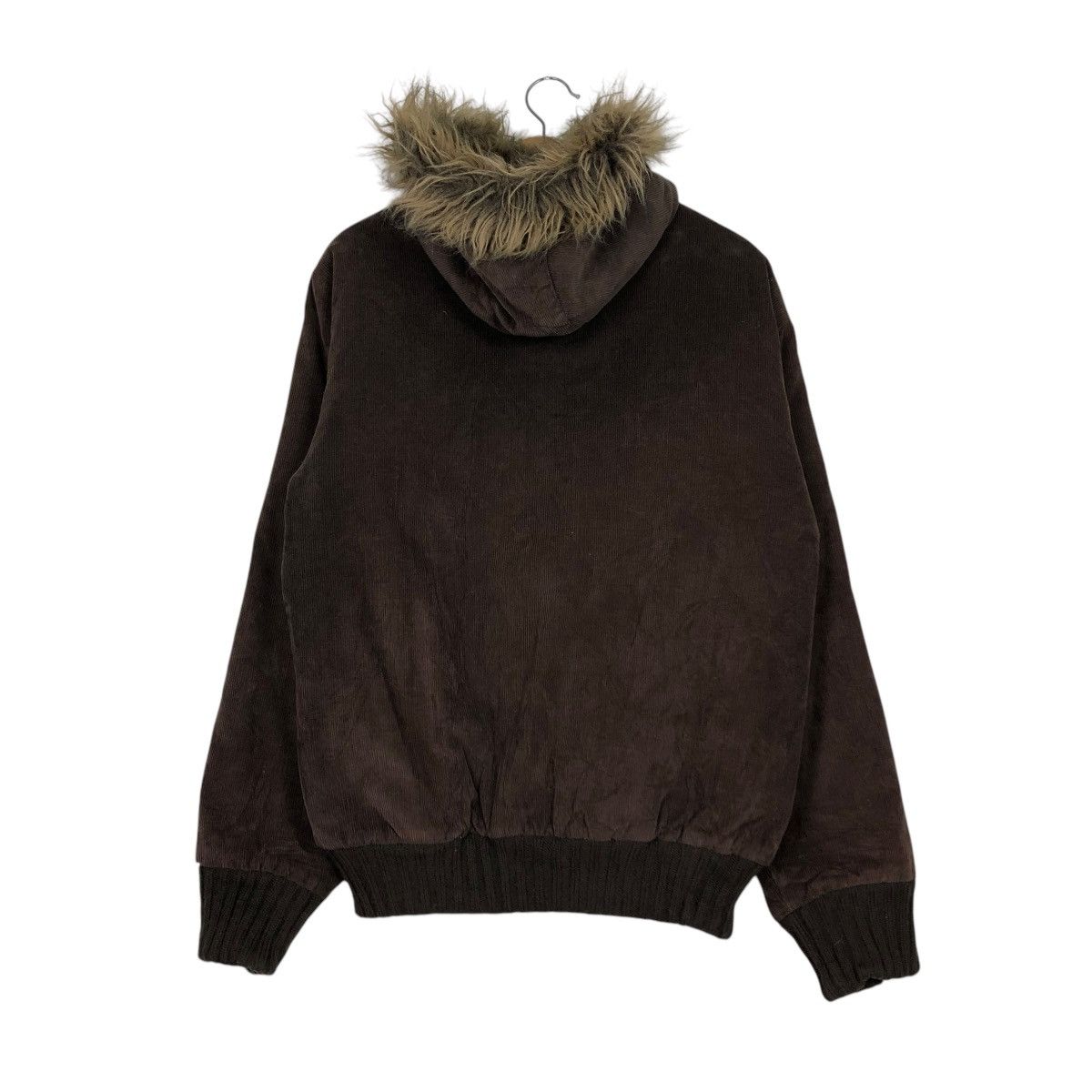 Billabong 🔥VINTAGE BOMBER JACKET CORDUROY BILLABONG MINK FUR HOODIE Size US M / EU 48-50 / 2 - 10 Thumbnail