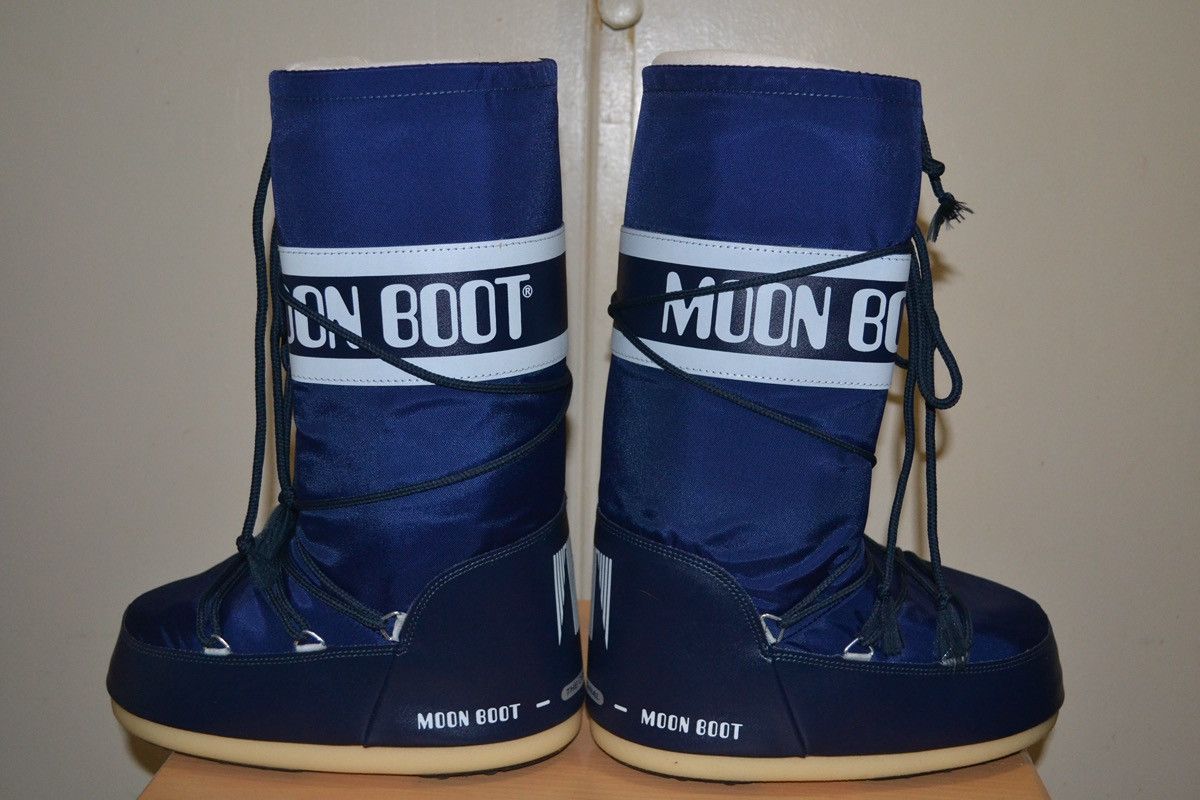 Moon Boot Blue Nylon Moon Boot Size US 7 / IT 37 - 3 Thumbnail
