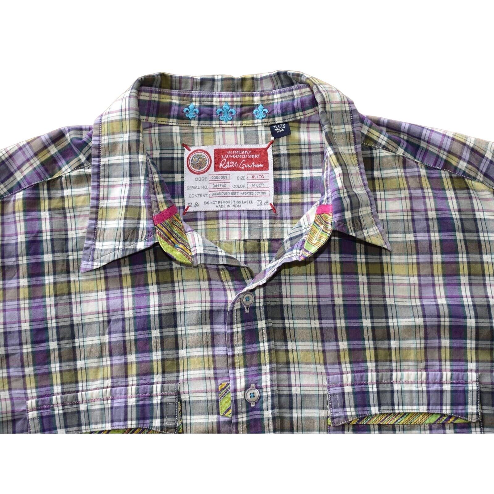 Robert Graham THE FRESHLY LAUNDERED SHIRT BY ROBERT GRAHAM Check Shirt XL Size US XL / EU 56 / 4 - 4 Thumbnail