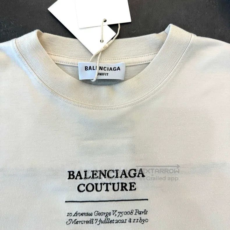 Balenciaga Balenciaga White Short Sleeve Size US XXS / EU 40 - 3 Thumbnail